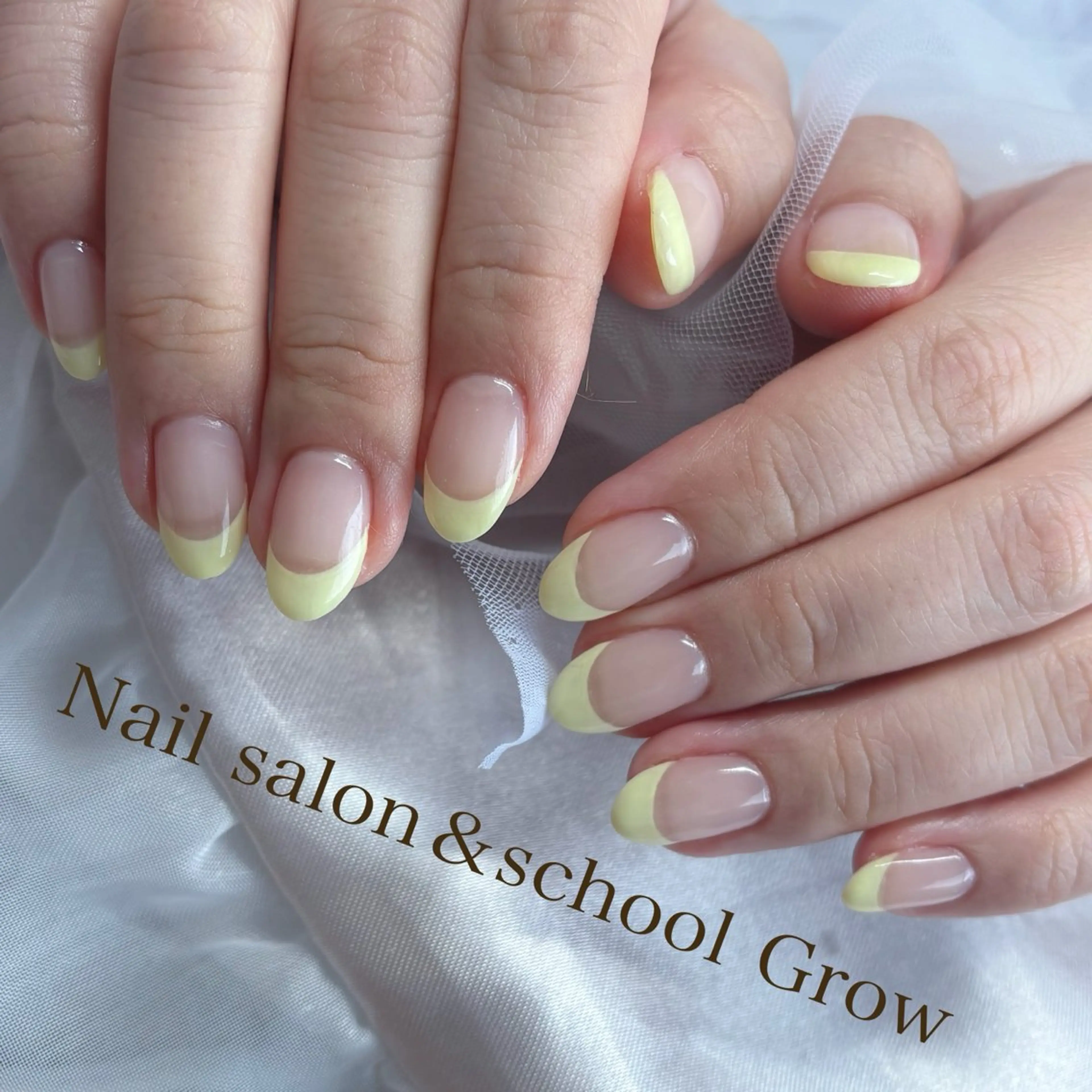 ネイル フレンチネイル ジェルネイル パラジェル パステルネイル シンプルネイル ハンドネイル 認定講師⭐️歴20年 サロン&スクールのネイルデザイン