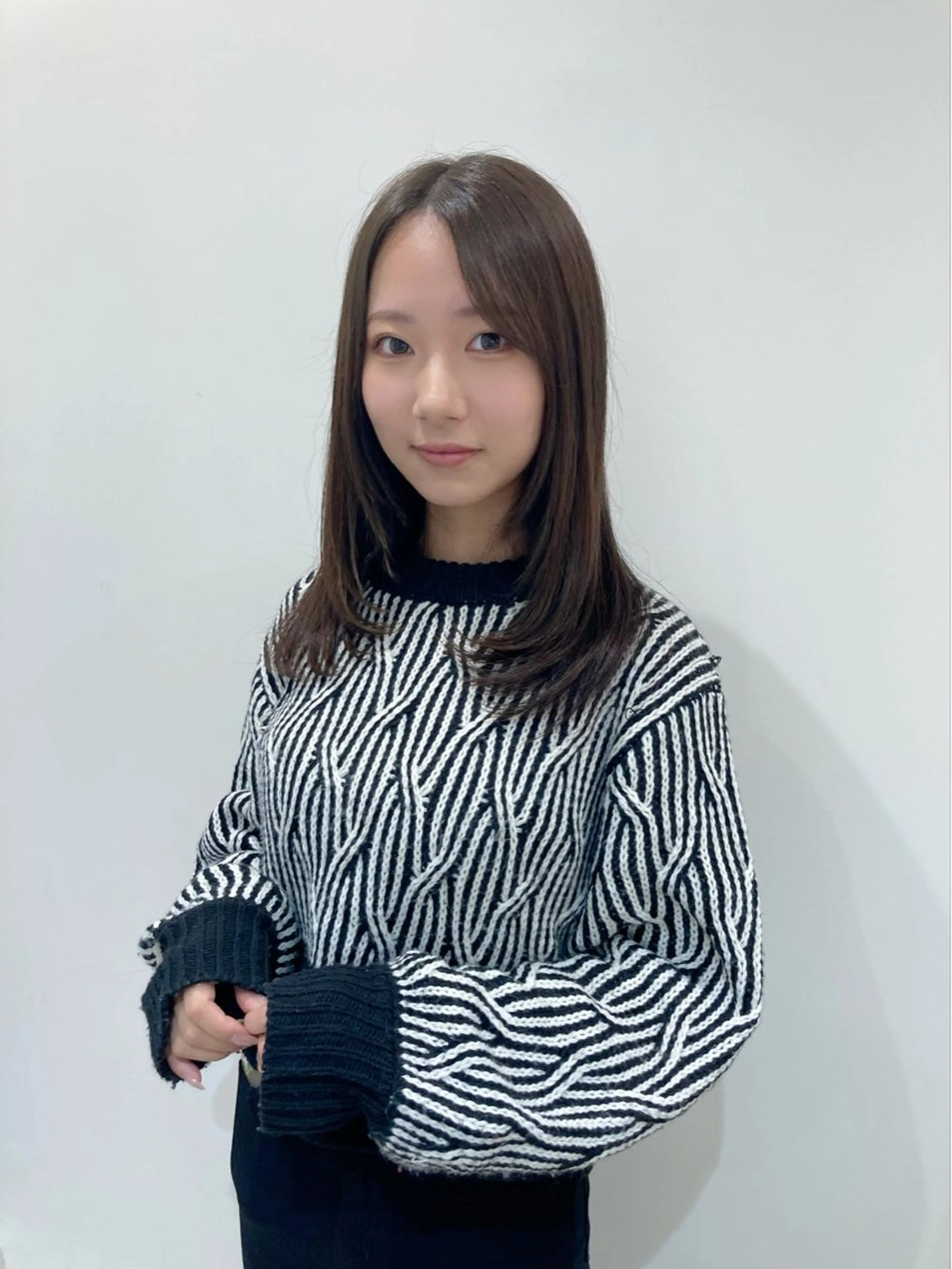 ロング カラー Ruriブリーチ 酸性ストレートのヘアスタイル