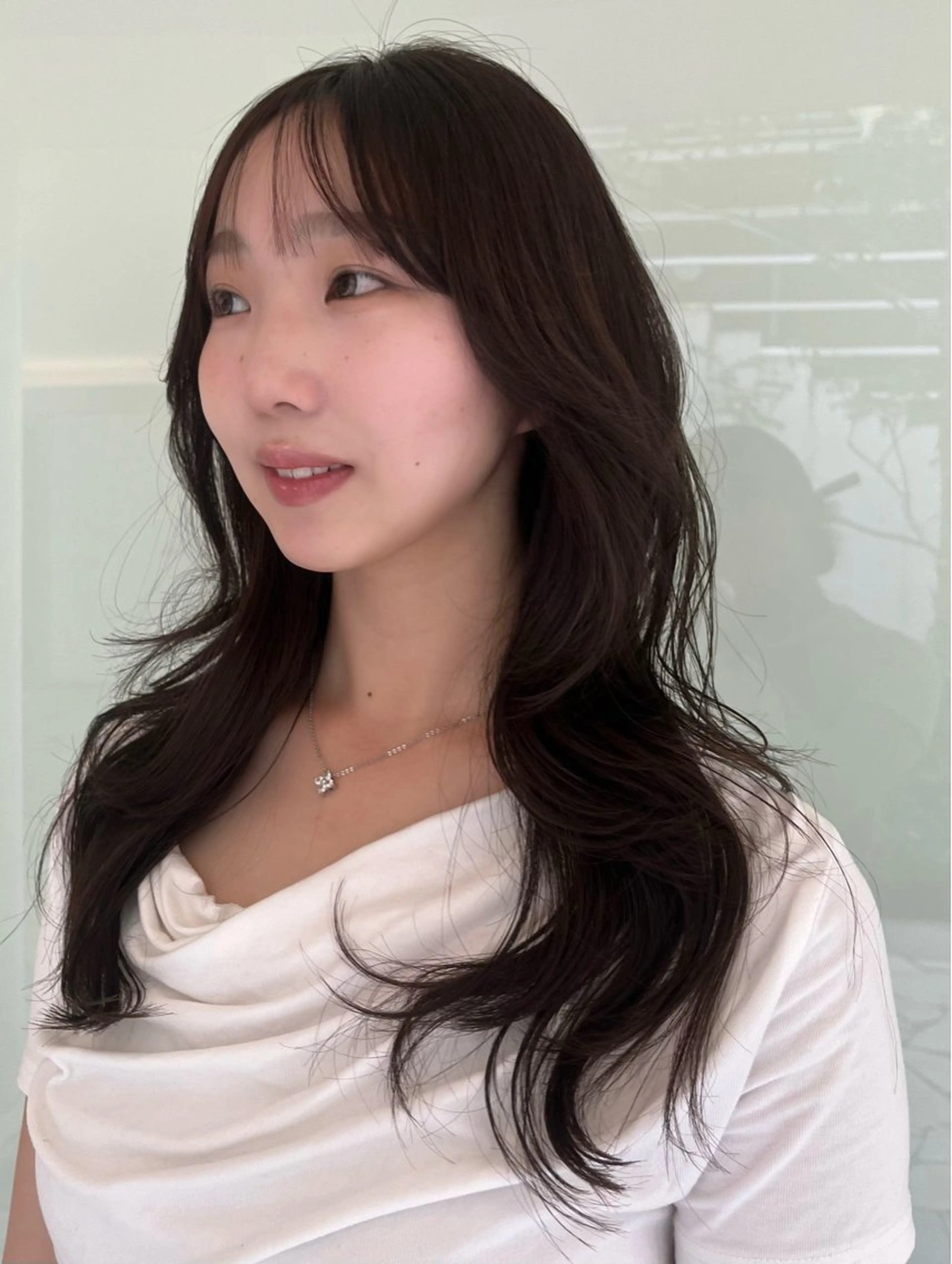 セミロング カット ヘアカラー トリートメント Fev AYAHAのヘアスタイル