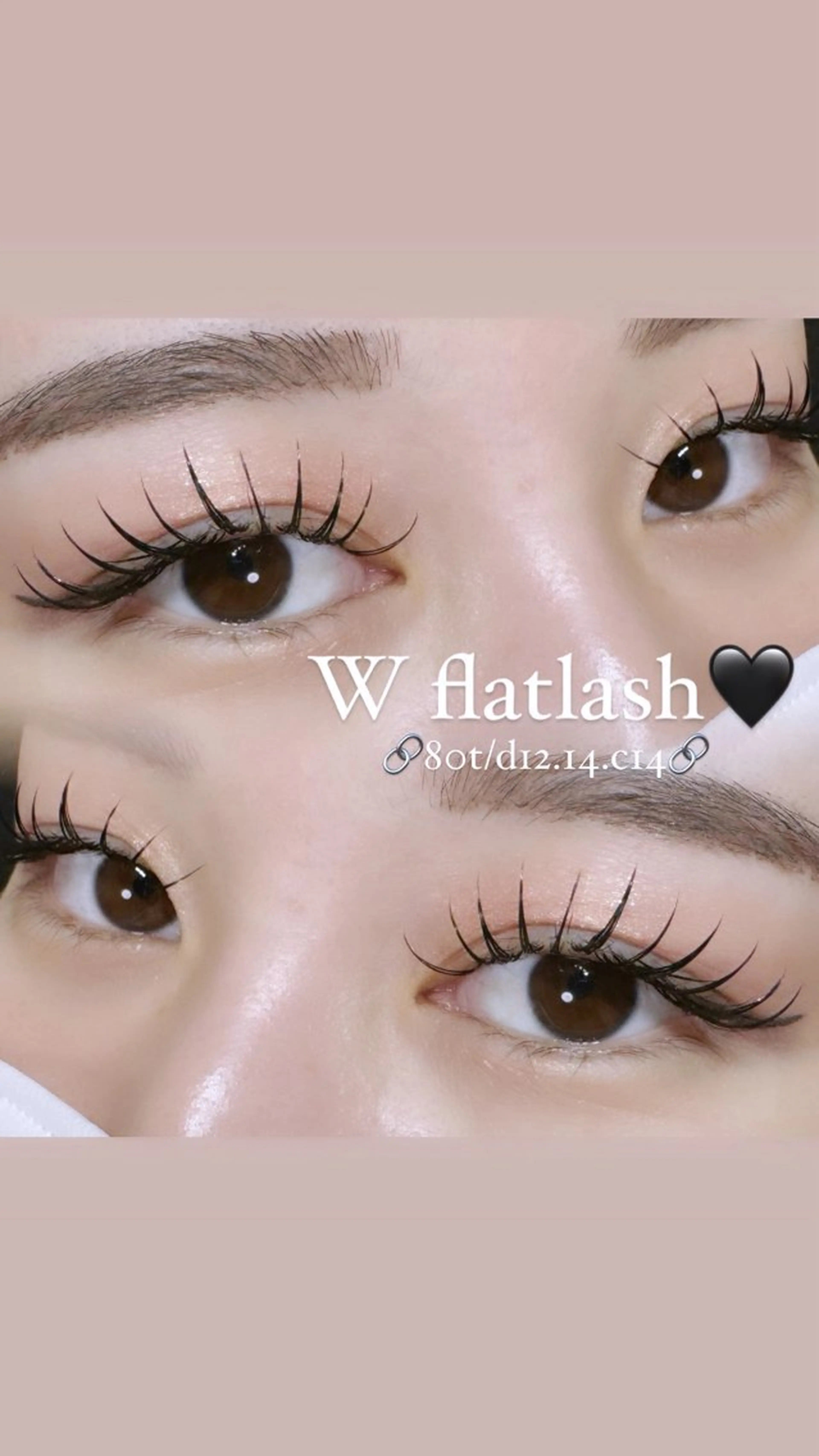 マツエク・マツパ マツエク eyelash salon 華のマツエク・マツパデザイン