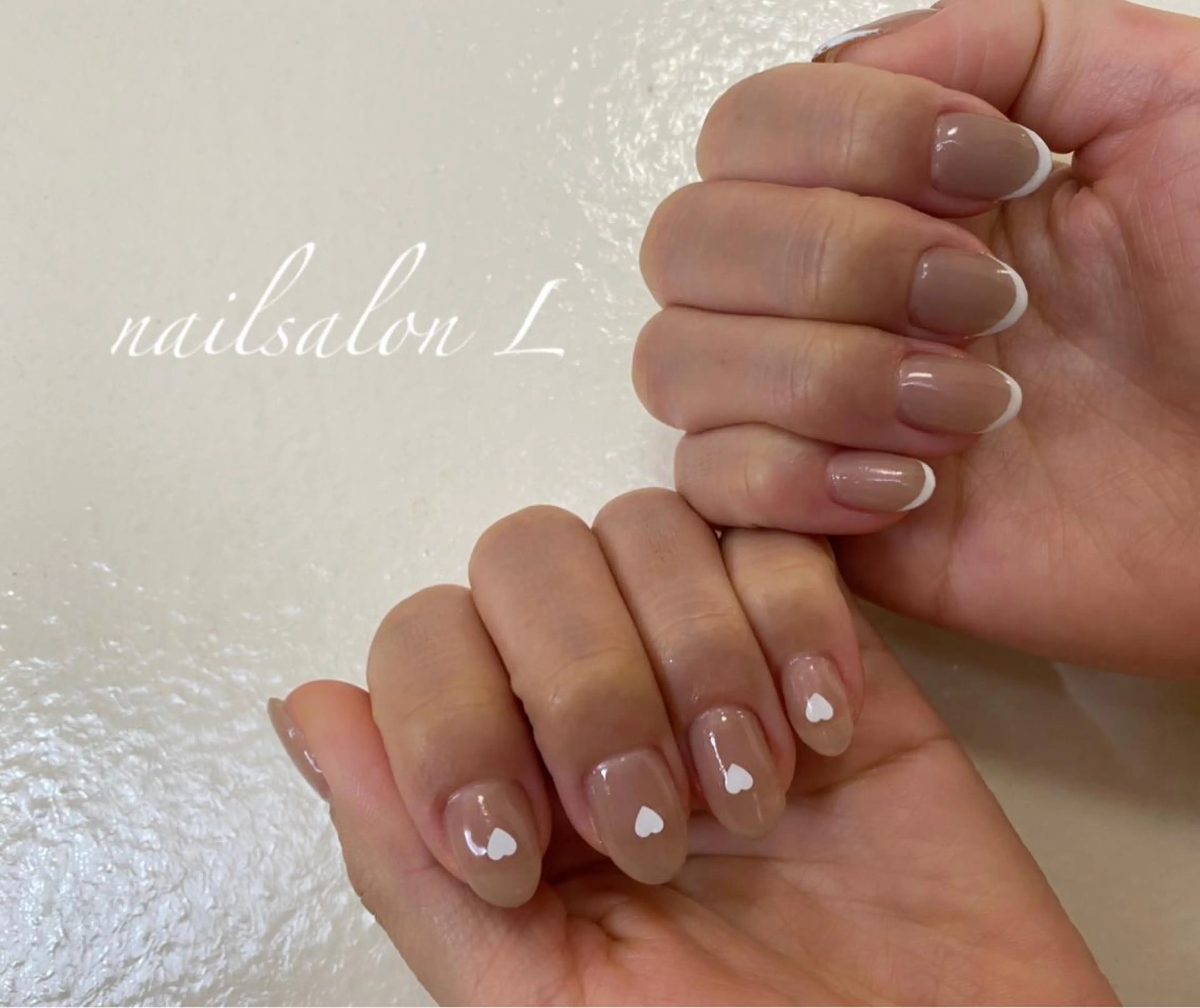 ネイル ジェルネイル スカルプネイル シンプルネイル NAILSALON Ｌのネイルデザイン