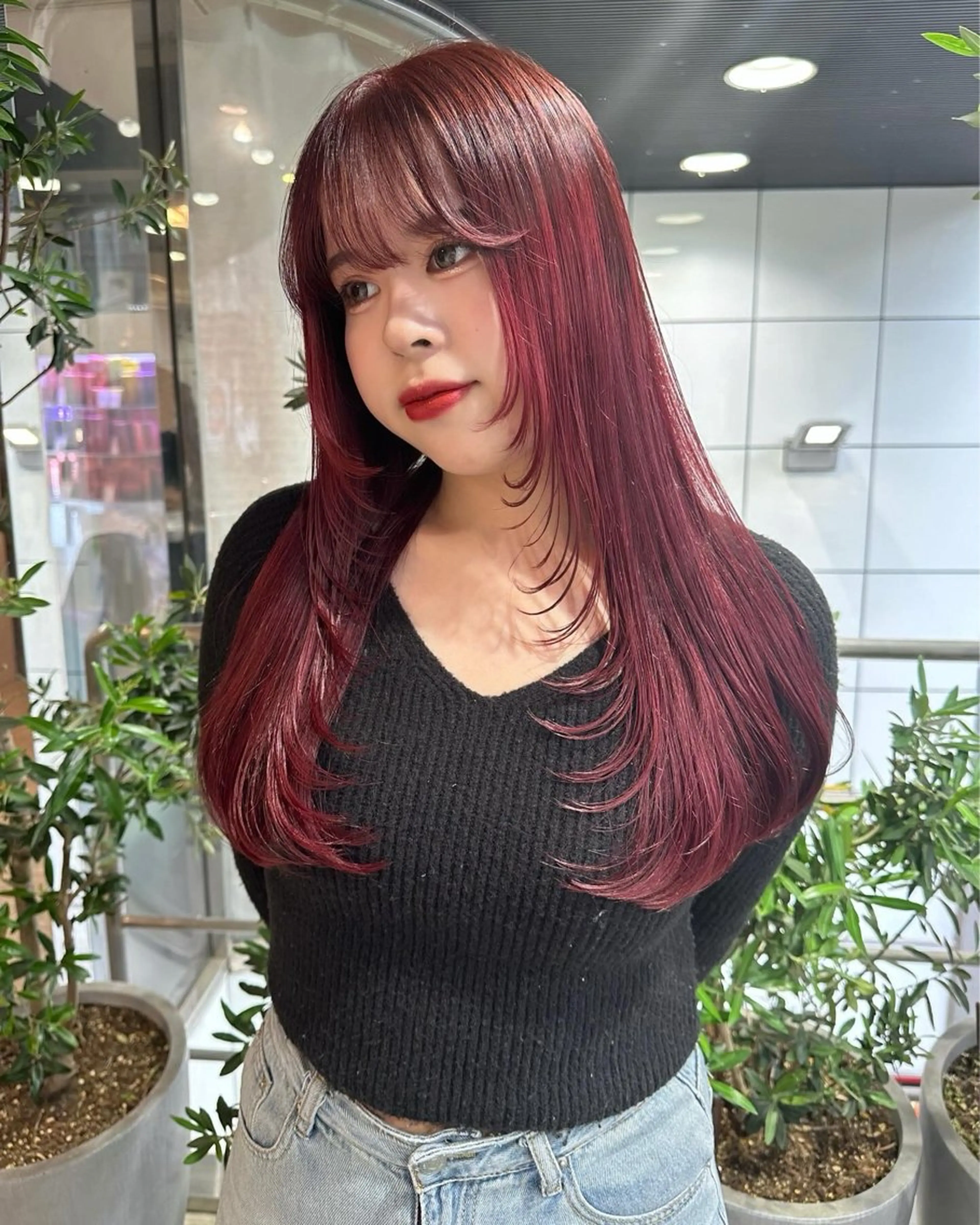 ダメージ最小限に◎ブリーチなしダブルカラー🤎の写真