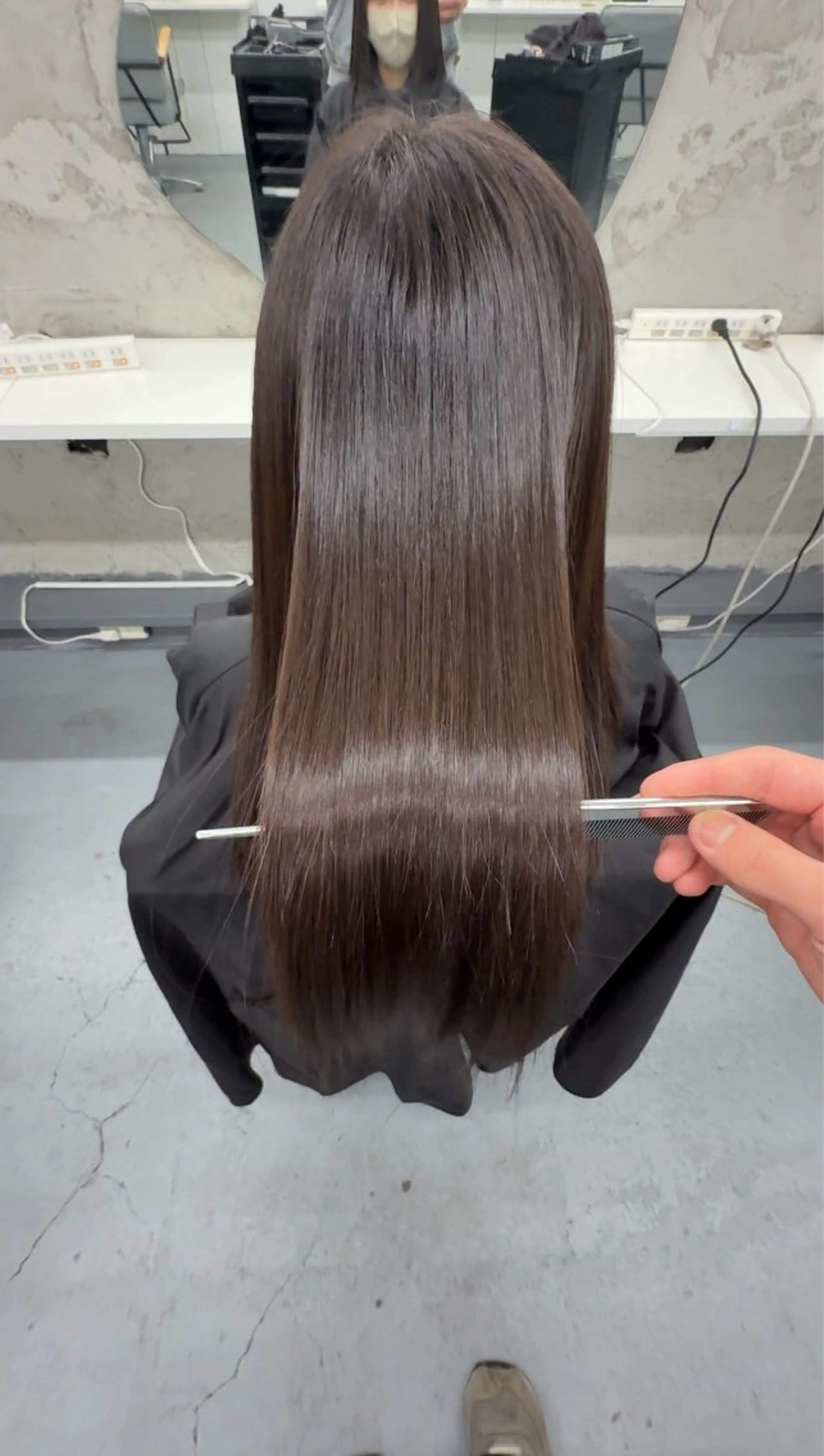 ロング 縮毛矯正 カット 縮毛矯正 (柏)美髪矯正 髪質改善特化だいちのヘアスタイル