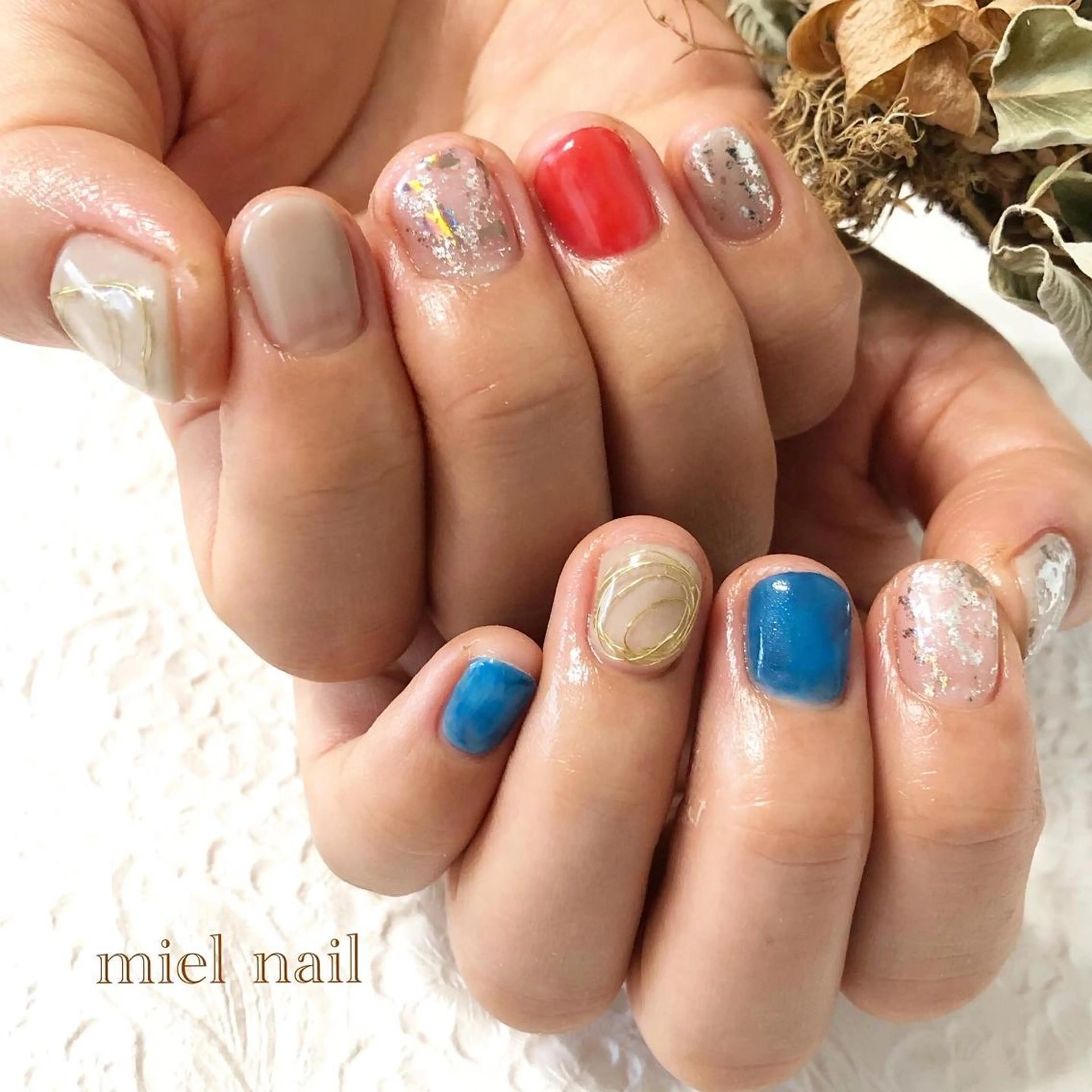 ネイル ハンドネイル miel nailのネイルデザイン