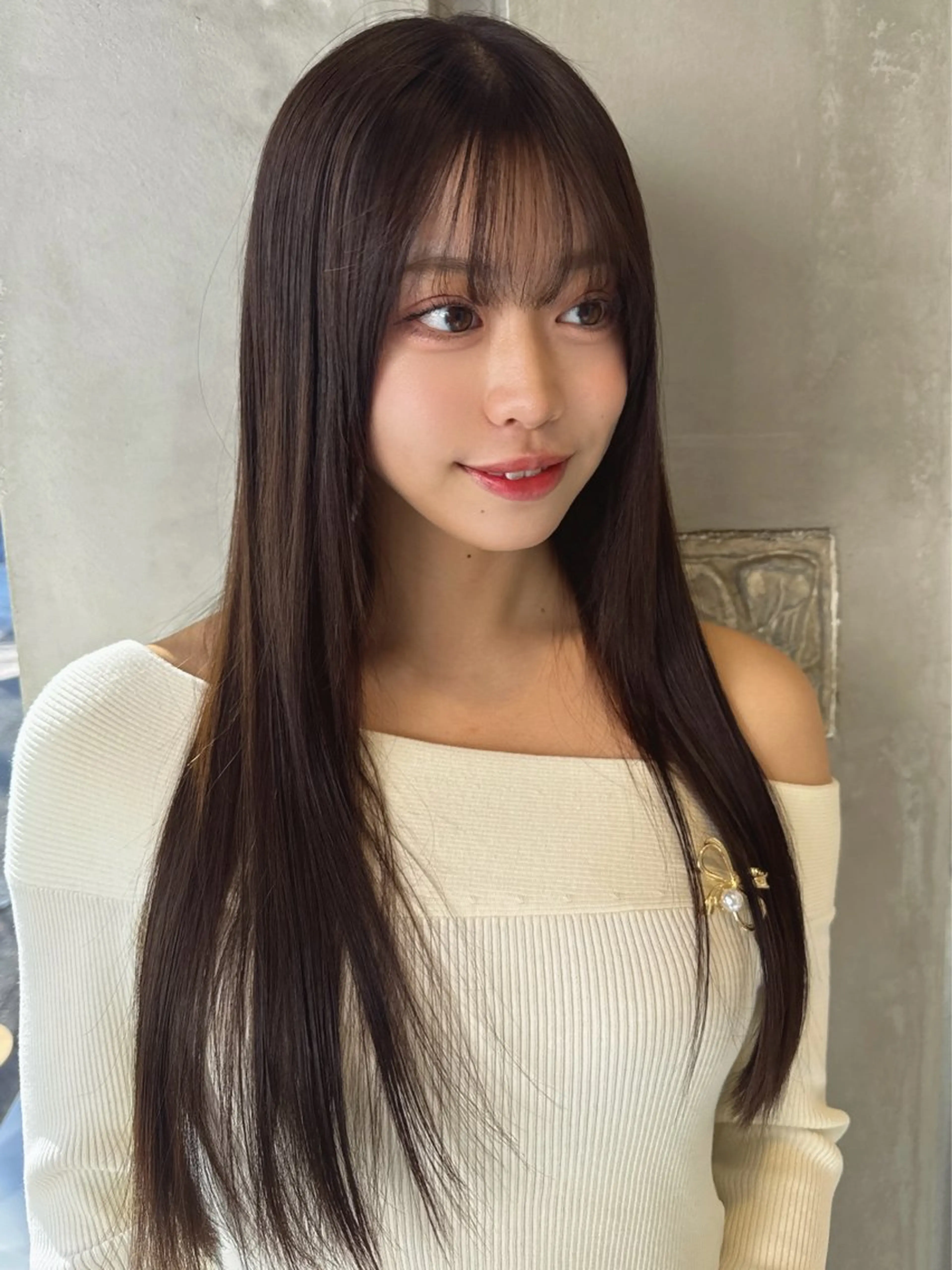 ロング カラー 透明感カラー グレージュ 学生 髪質改善 トリートメント カット ヘアカラー トリートメント 💎透明感カラー特化 💎TAISEIのヘアスタイル