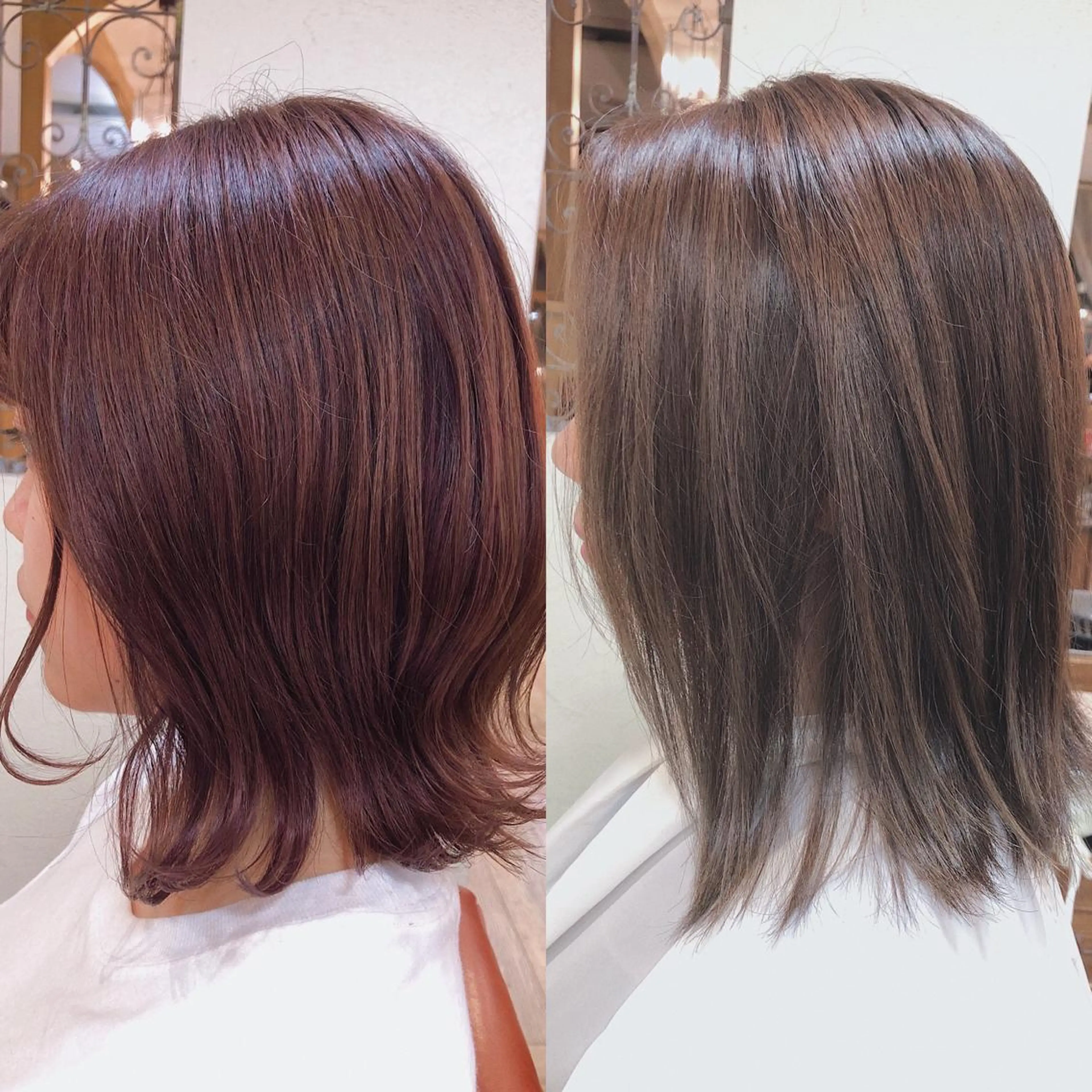 ミディアム カラー 長岡 俊樹のヘアスタイル