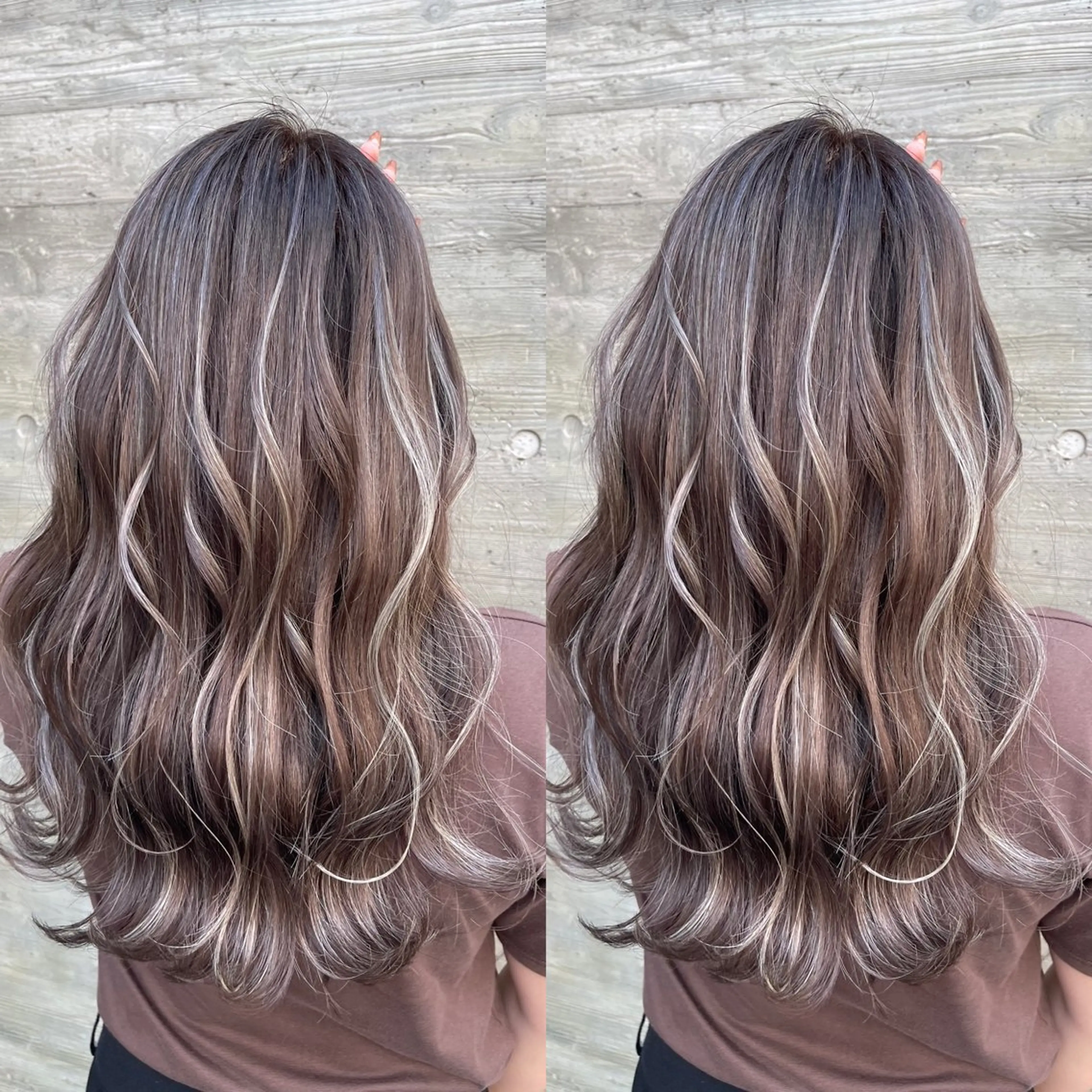 セミロング カラー ブリーチ ケアブリーチ デザインカラー イヤリングカラー ハイトーンカラー カット ヘアカラー オージュアソムリエ DAIKI⭐️のヘアスタイル