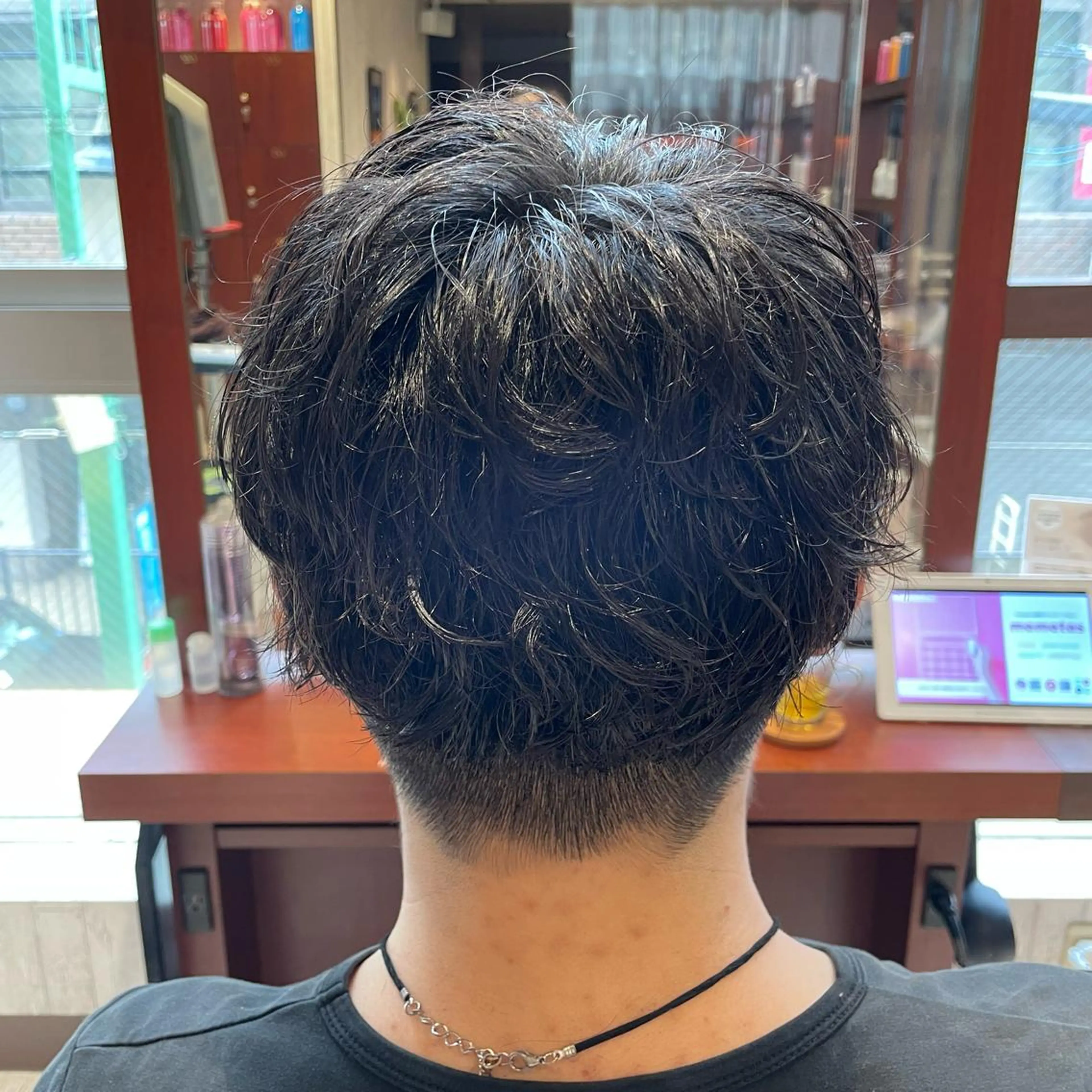 ショート パーマ メンズ ツイスパ/メンズ特化 🦋𝑺𝑶𝑵𝑬のヘアスタイル