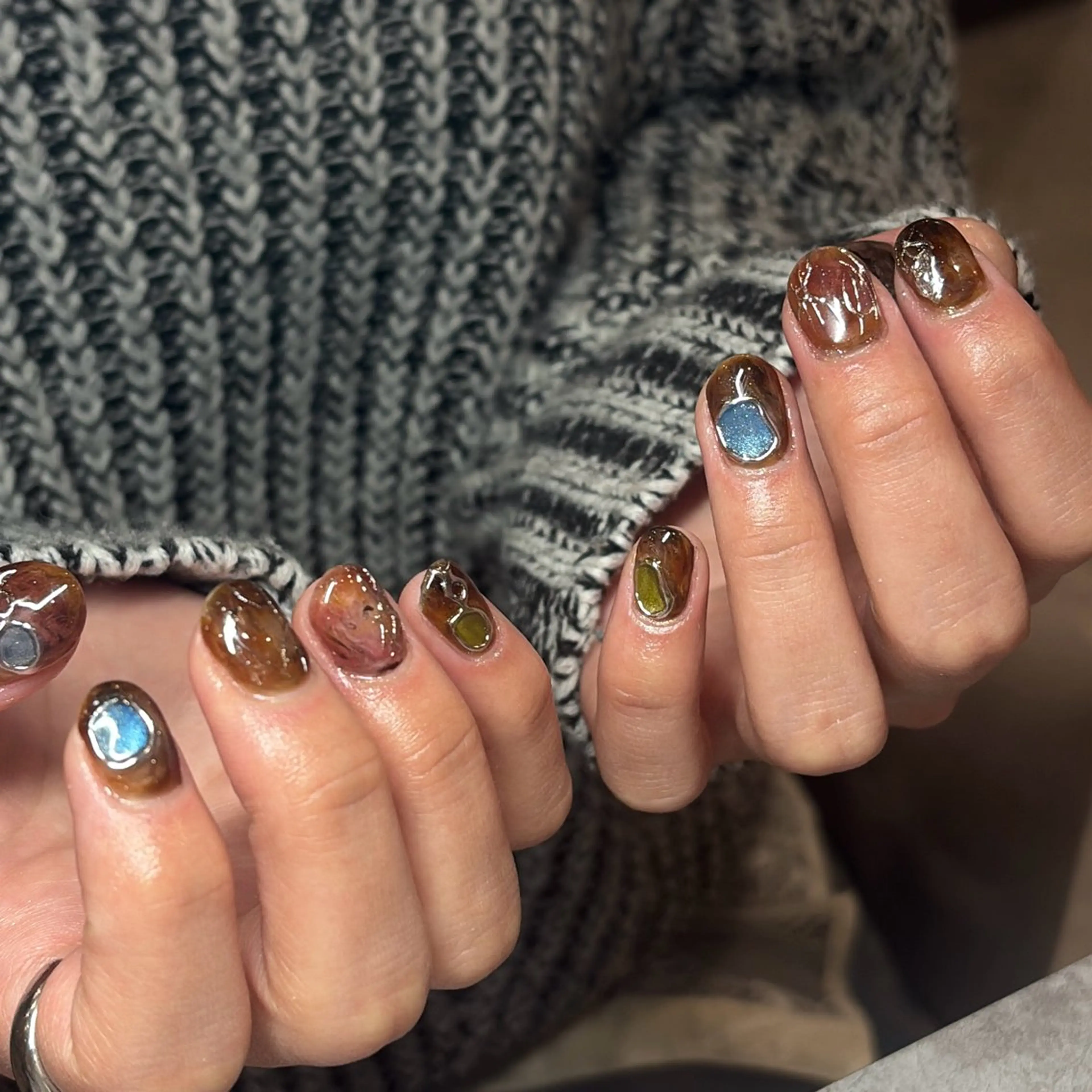 ネイル ハンドネイル 【REVE】｡*. cocoro⋆.*のネイルデザイン