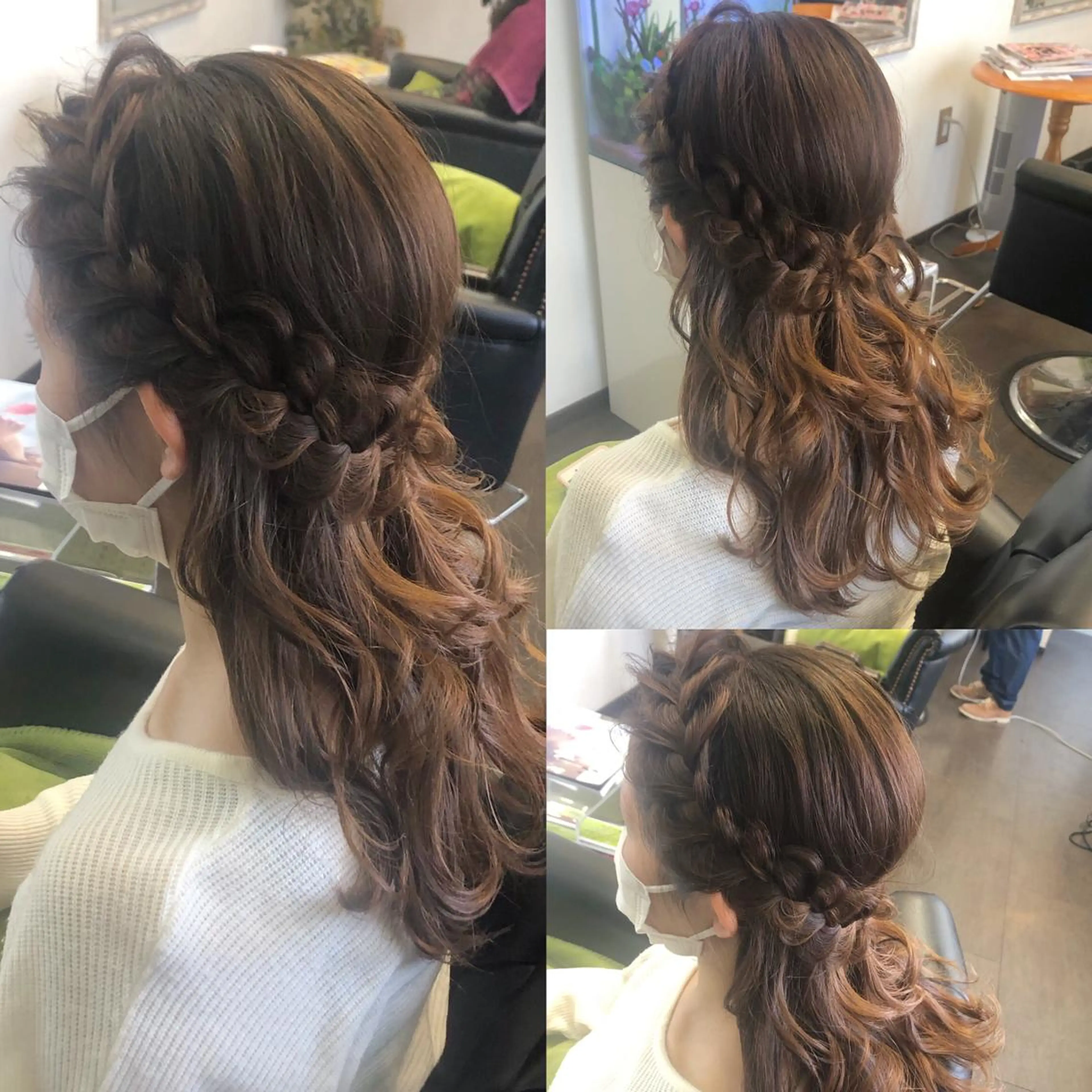 ロング ヘアアレンジ ilo レイナのヘアスタイル