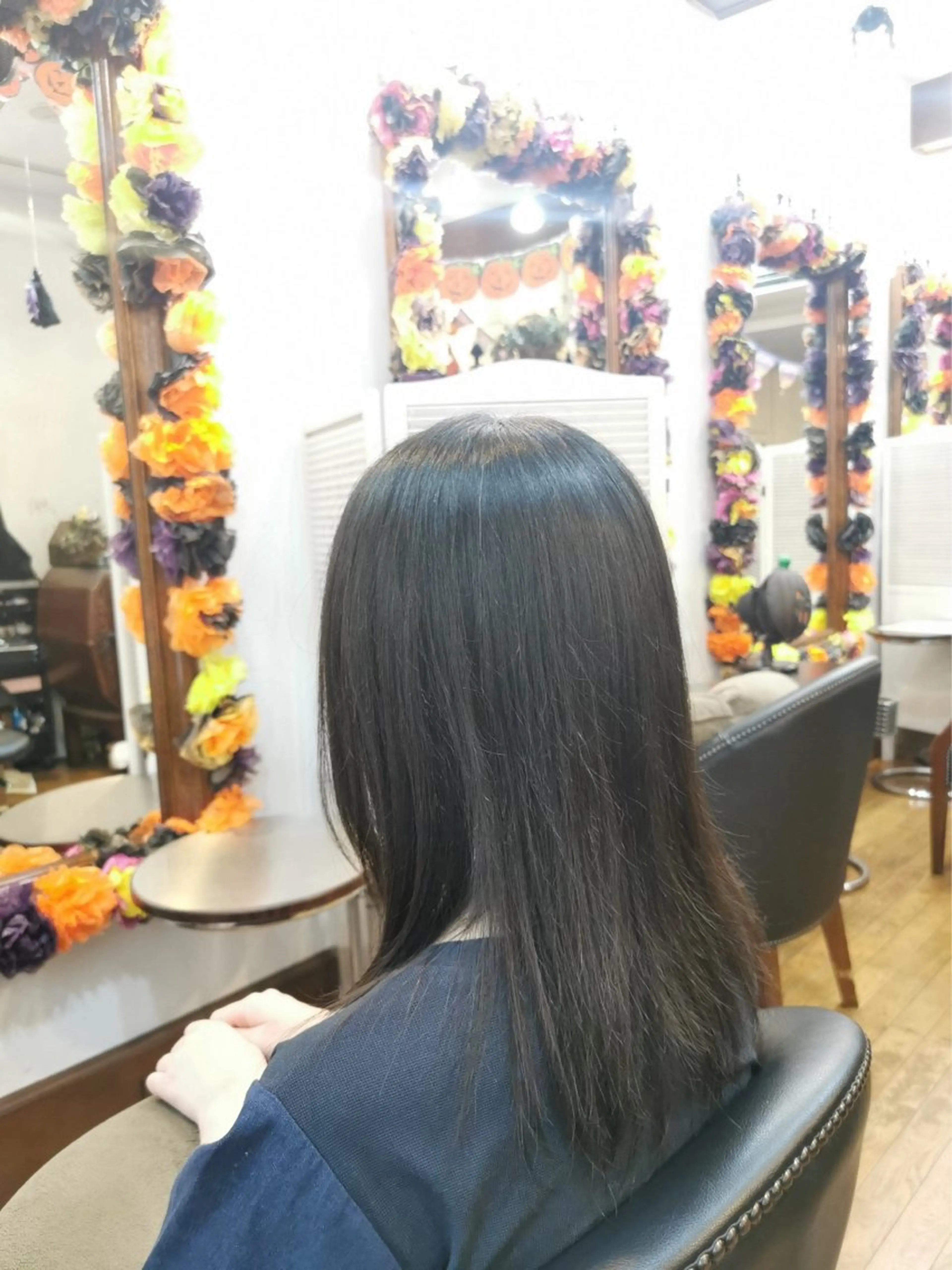 ロング 上間 洋子のヘアスタイル