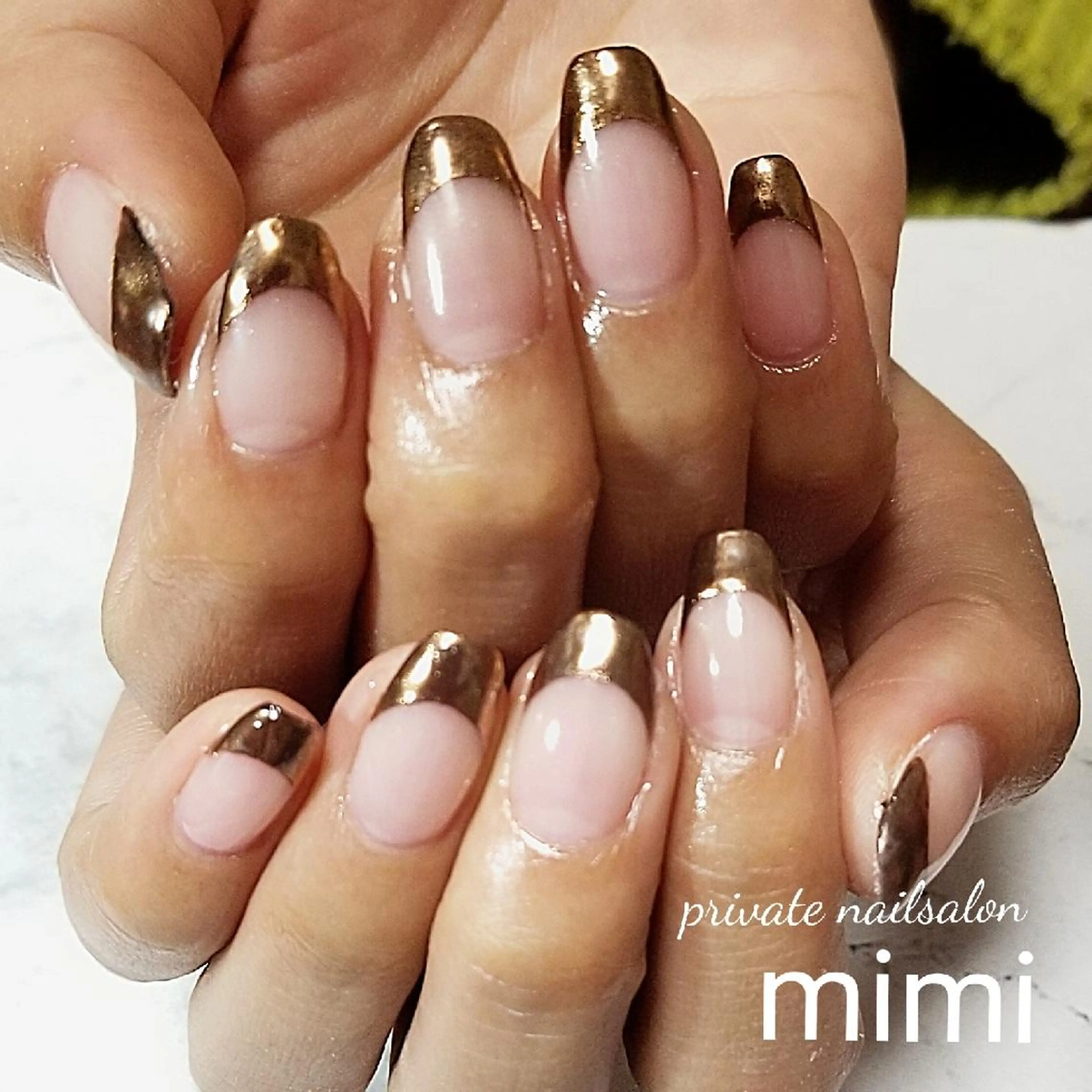 ネイル フレンチネイル ハンドネイル 博多ネイル ｍｉｍｉのネイルデザイン