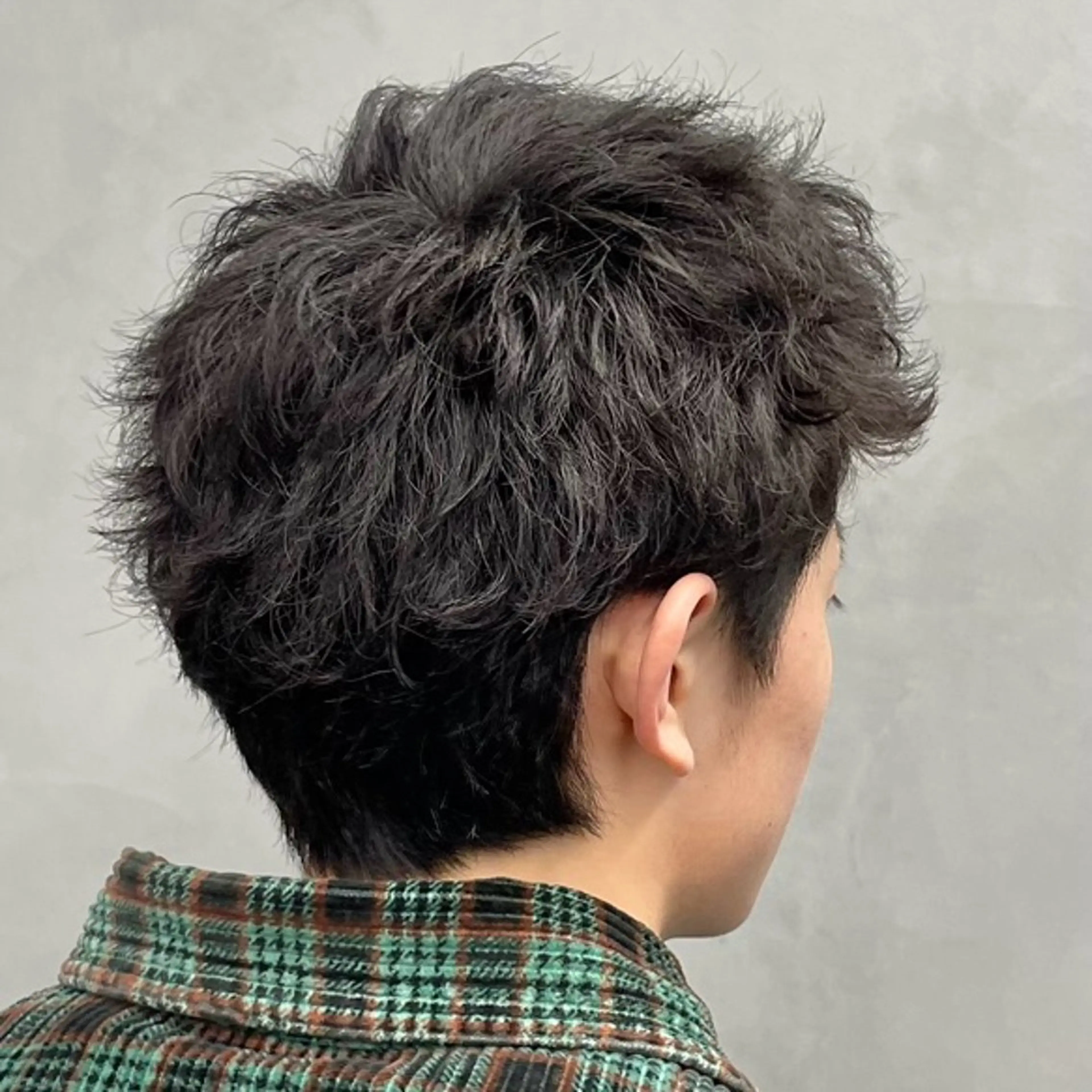 ショート パーマ ヘアアレンジ メンズ カット パーマ fifth 石川 凪のヘアスタイル