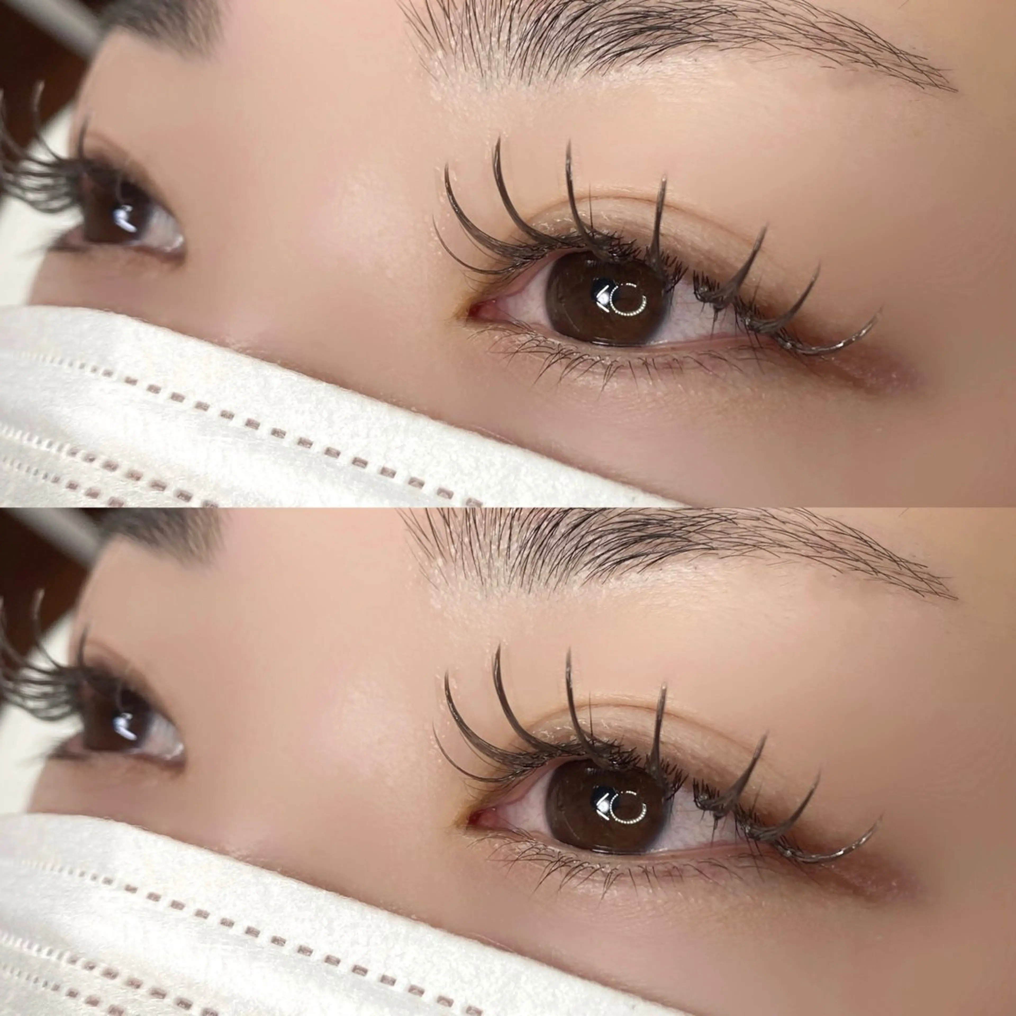 マツエク・マツパ フラットラッシュ REBYNA 【リバイン】のマツエク・マツパデザイン