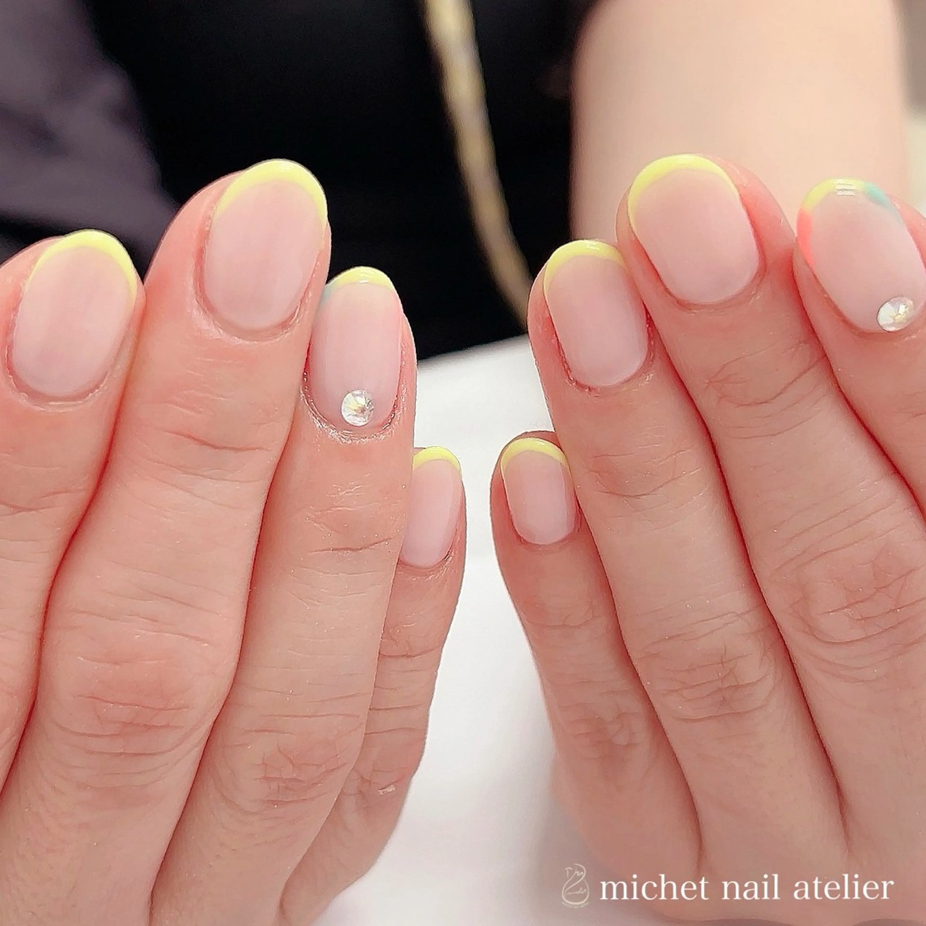 ネイル フレンチネイル ジェルネイル ワンカラーネイル シンプルネイル ハンドネイル h. rikaのネイルデザイン