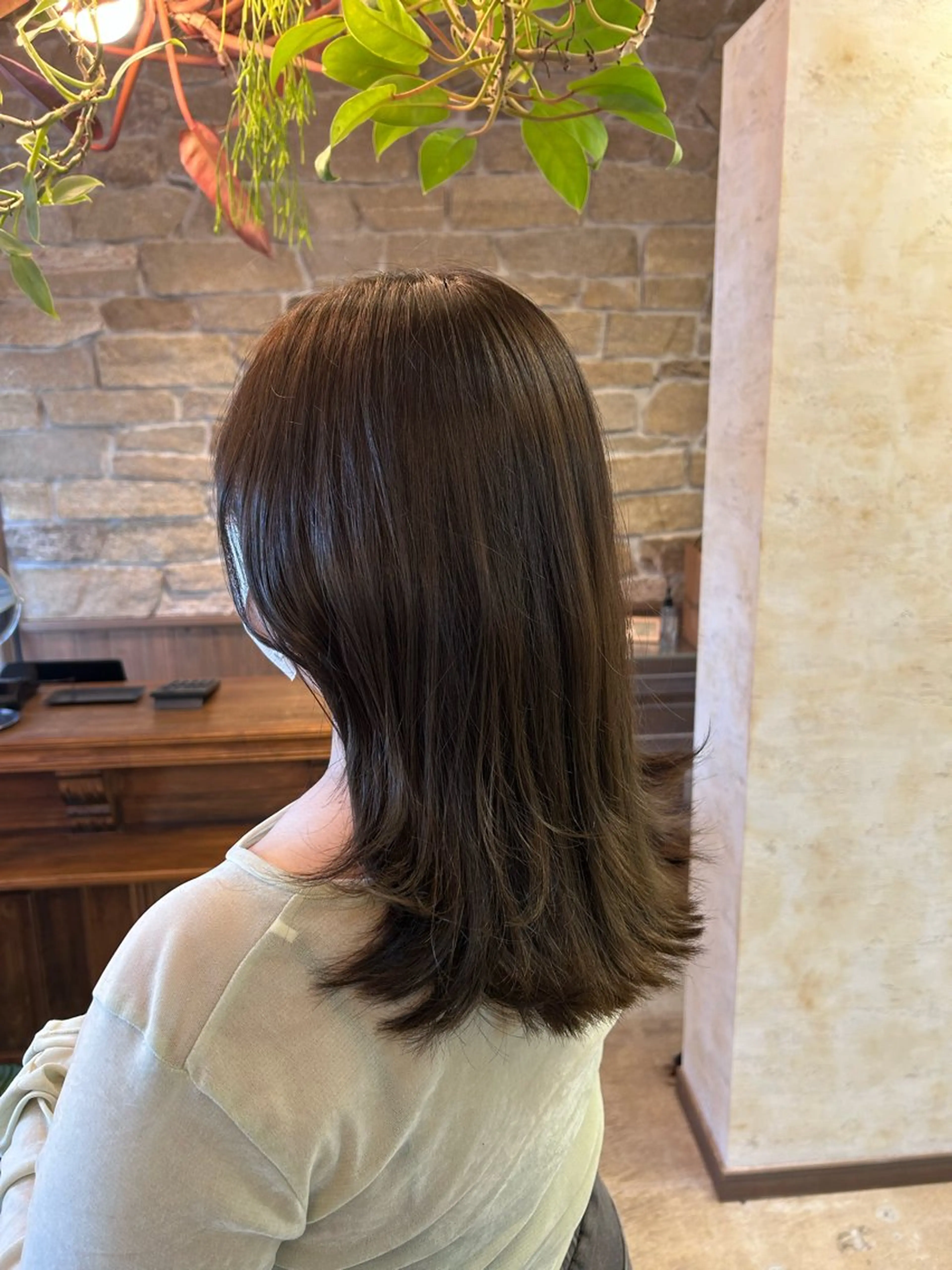 セミロング SHO NISHIのヘアスタイル
