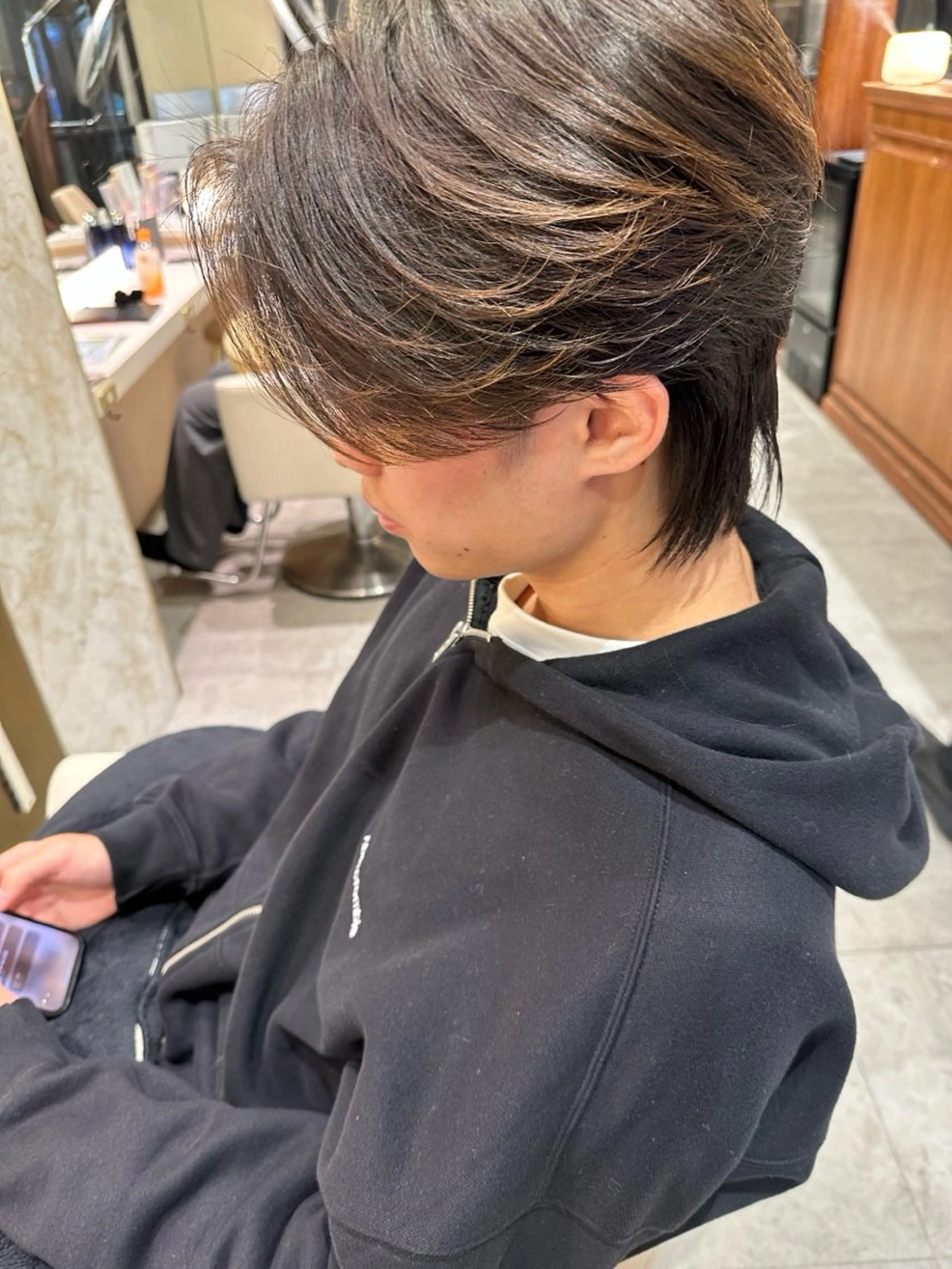 メンズ 金安 かんたのヘアスタイル