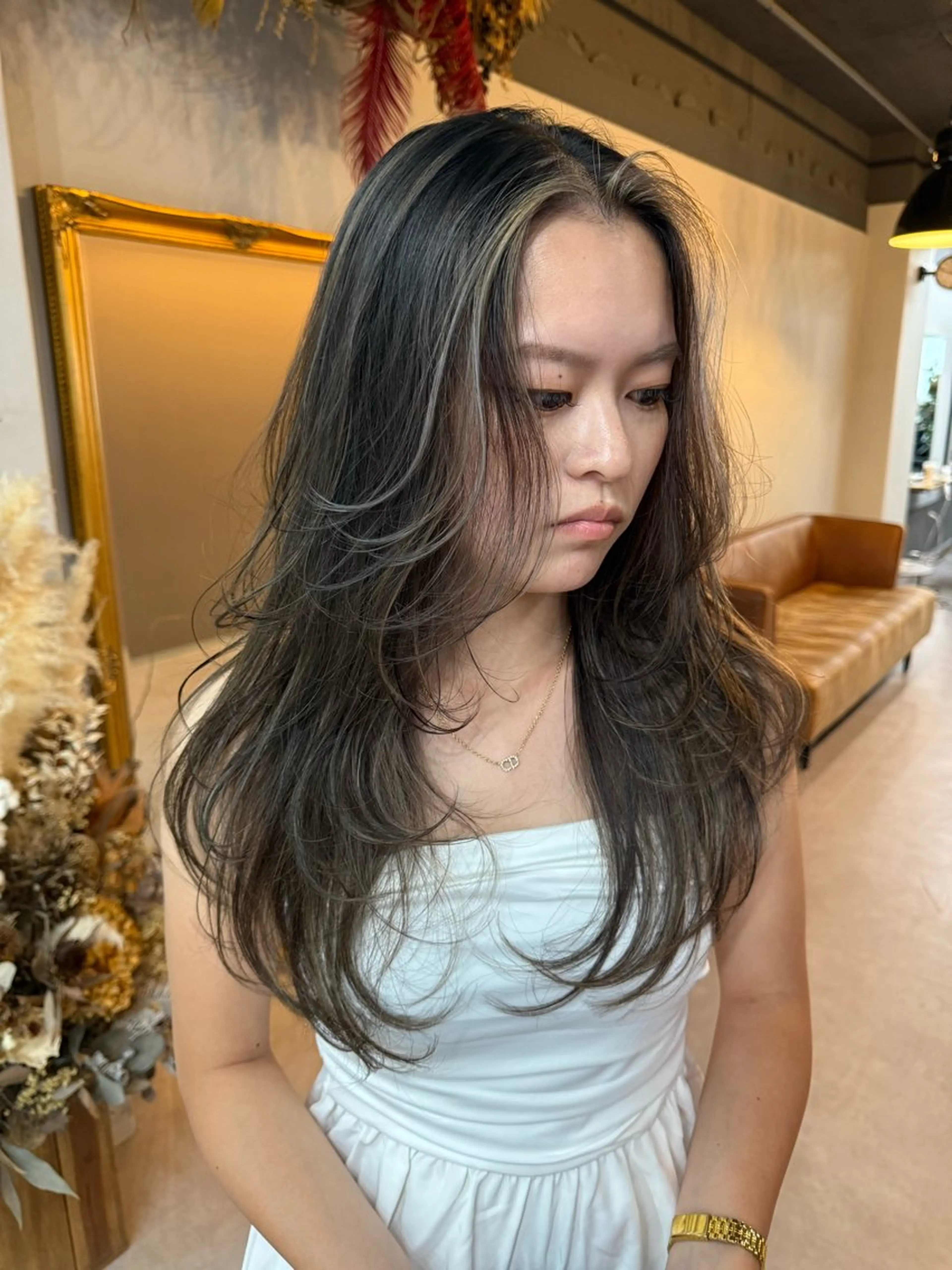 ロング カット ヘアカラー トリートメント Reb_keiji 👑小倉圭司のヘアスタイル