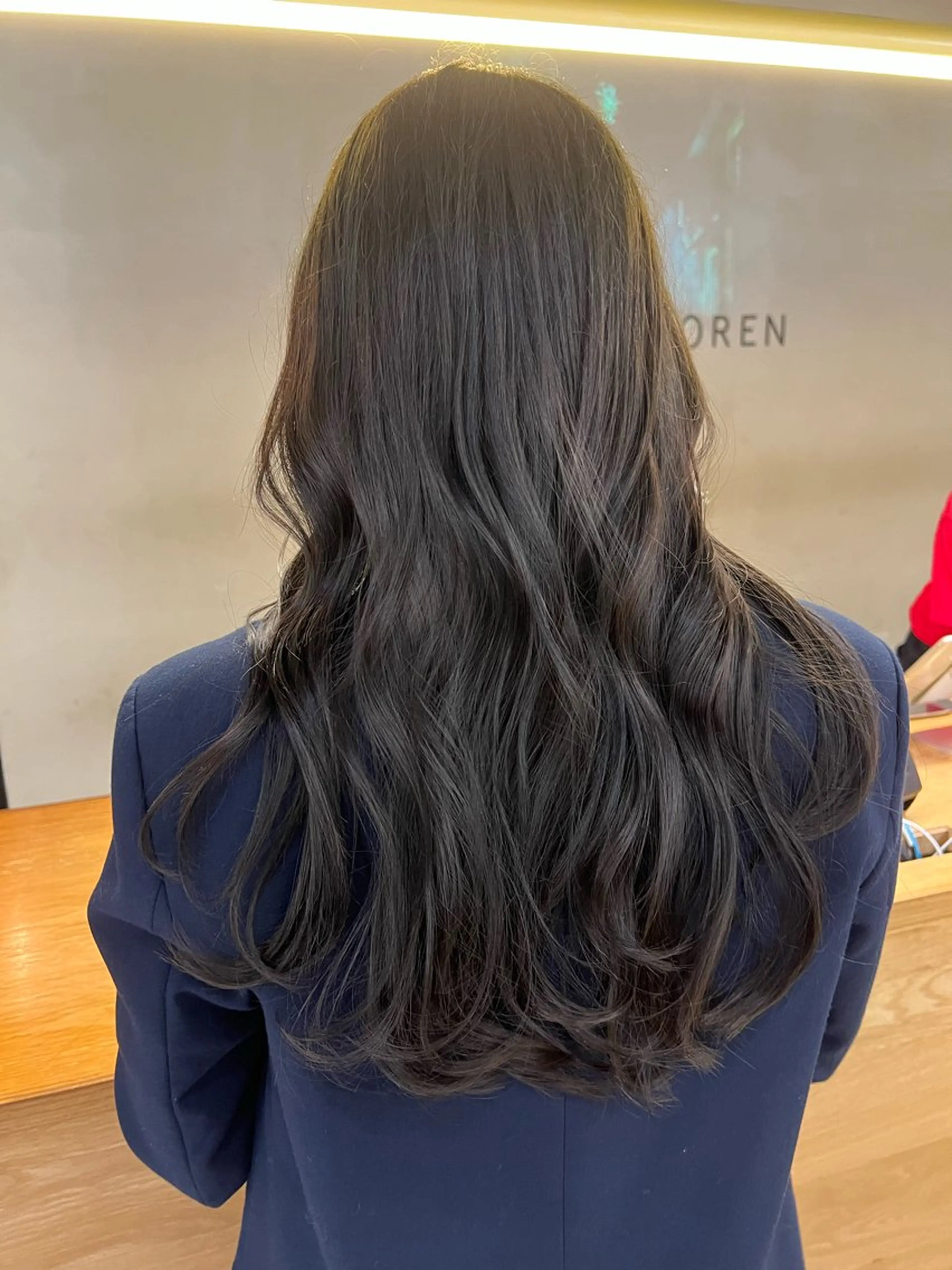 ロング カラー トリートメント ヘッドスパ レイヤーカット/暖色 カラー/mao🎀のヘアスタイル