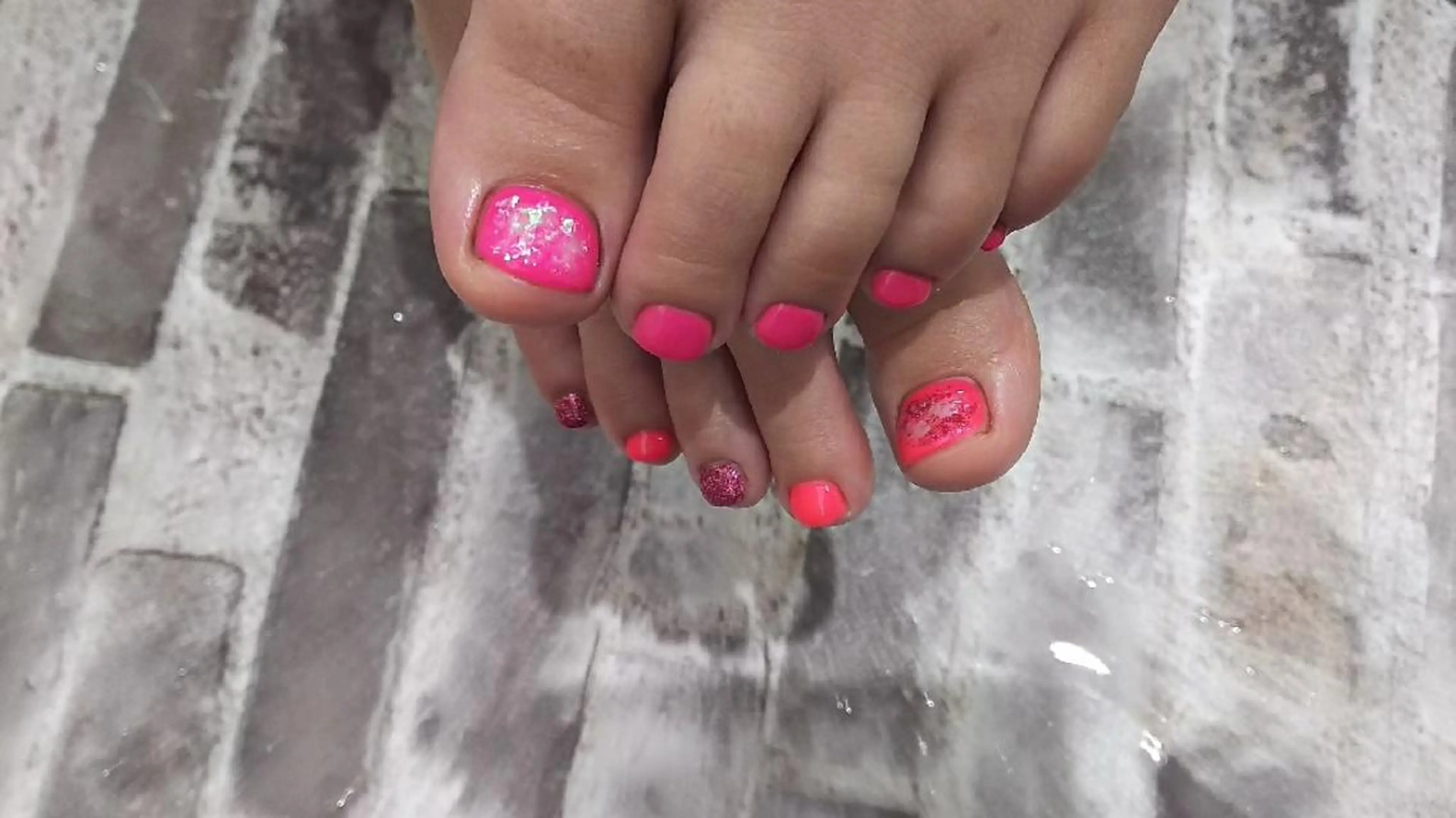 ネイル キラキラネイル フットネイル Progress Nailのネイルデザイン