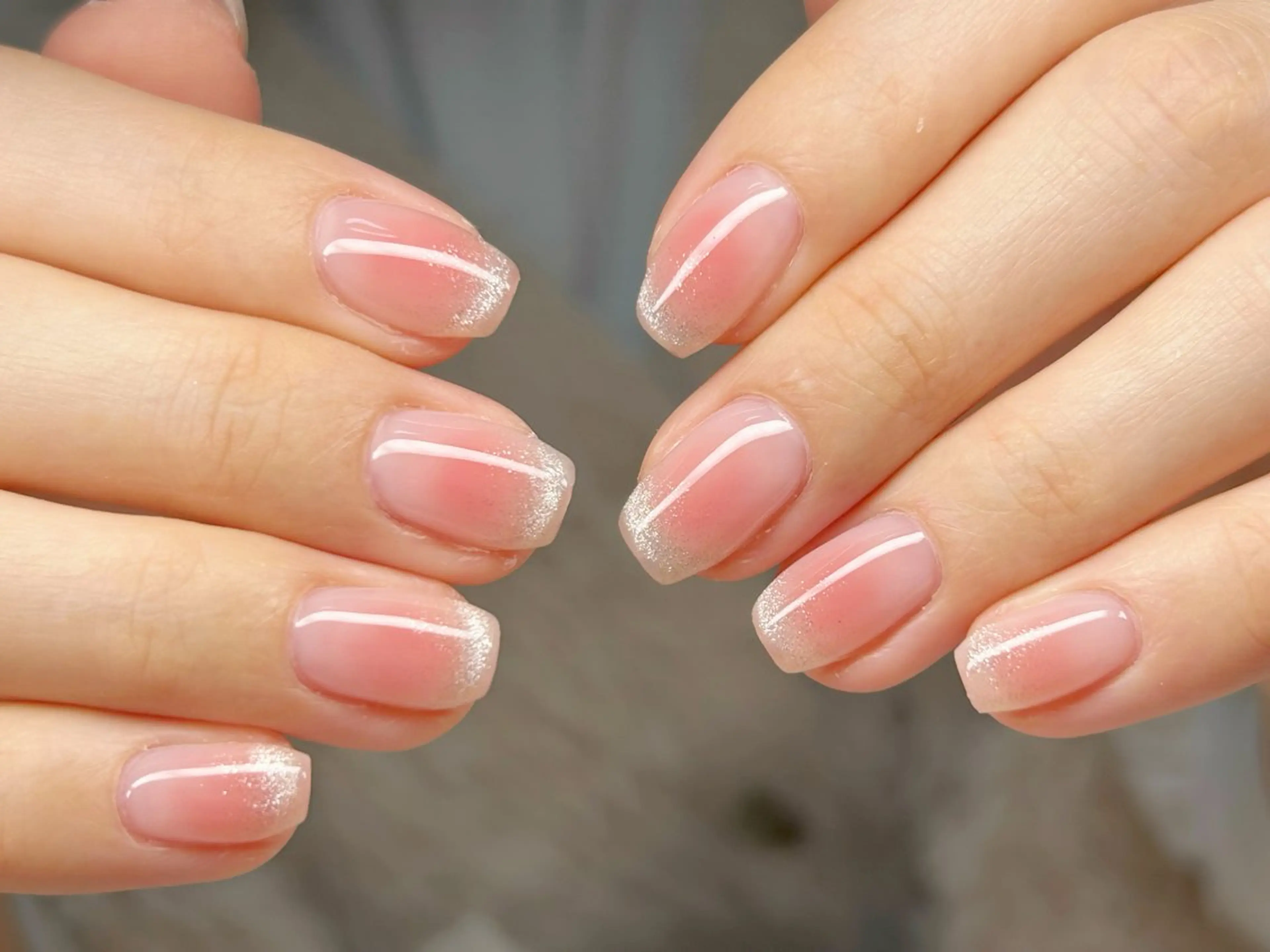 ネイル アートネイル チークネイル 成人式 入学式 長さ出し ハンドネイル Lino Nailのネイルデザイン