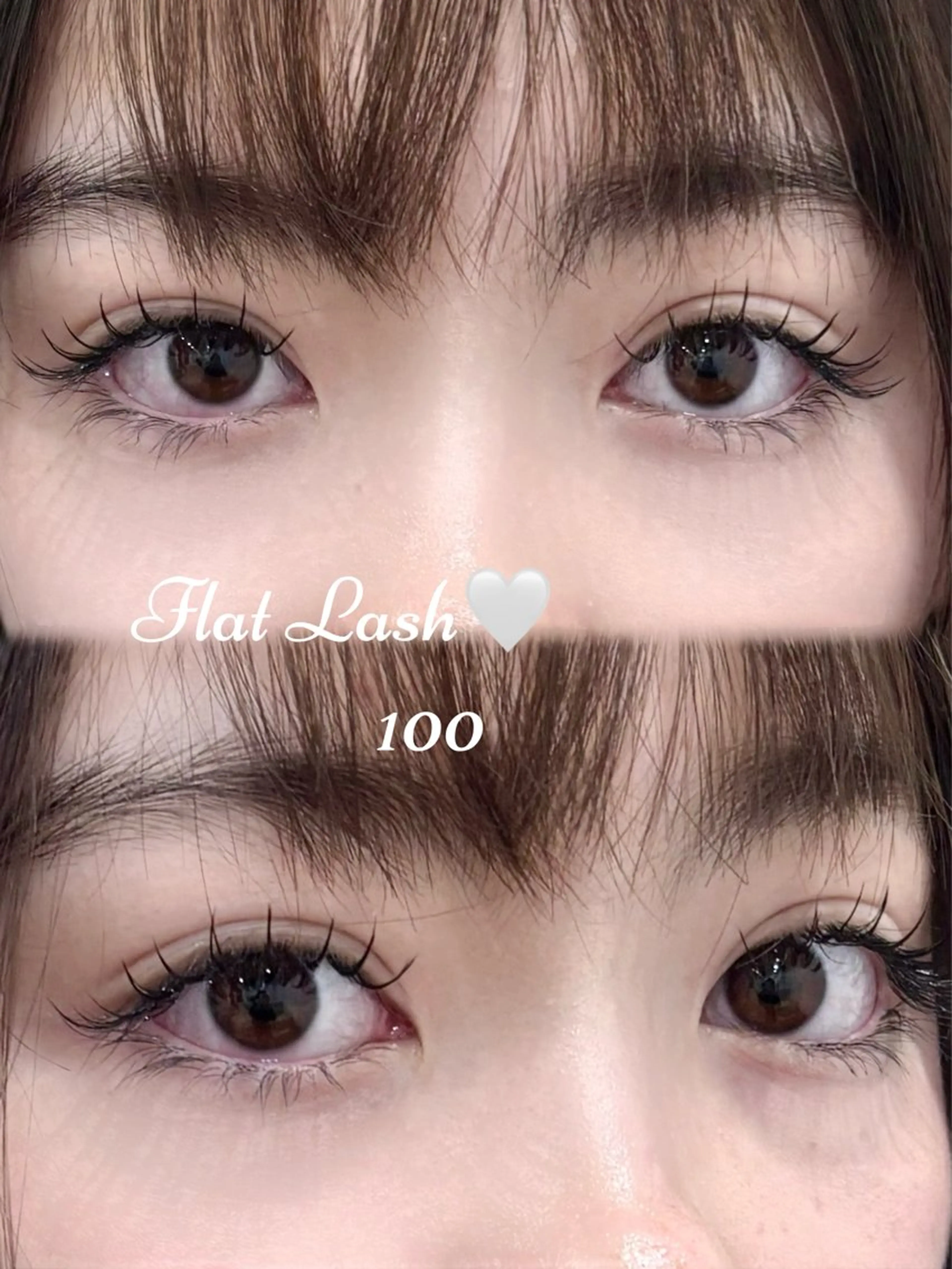 マツエク・マツパ フラットラッシュ マツエク eyelash mimi🩶のマツエク・マツパデザイン