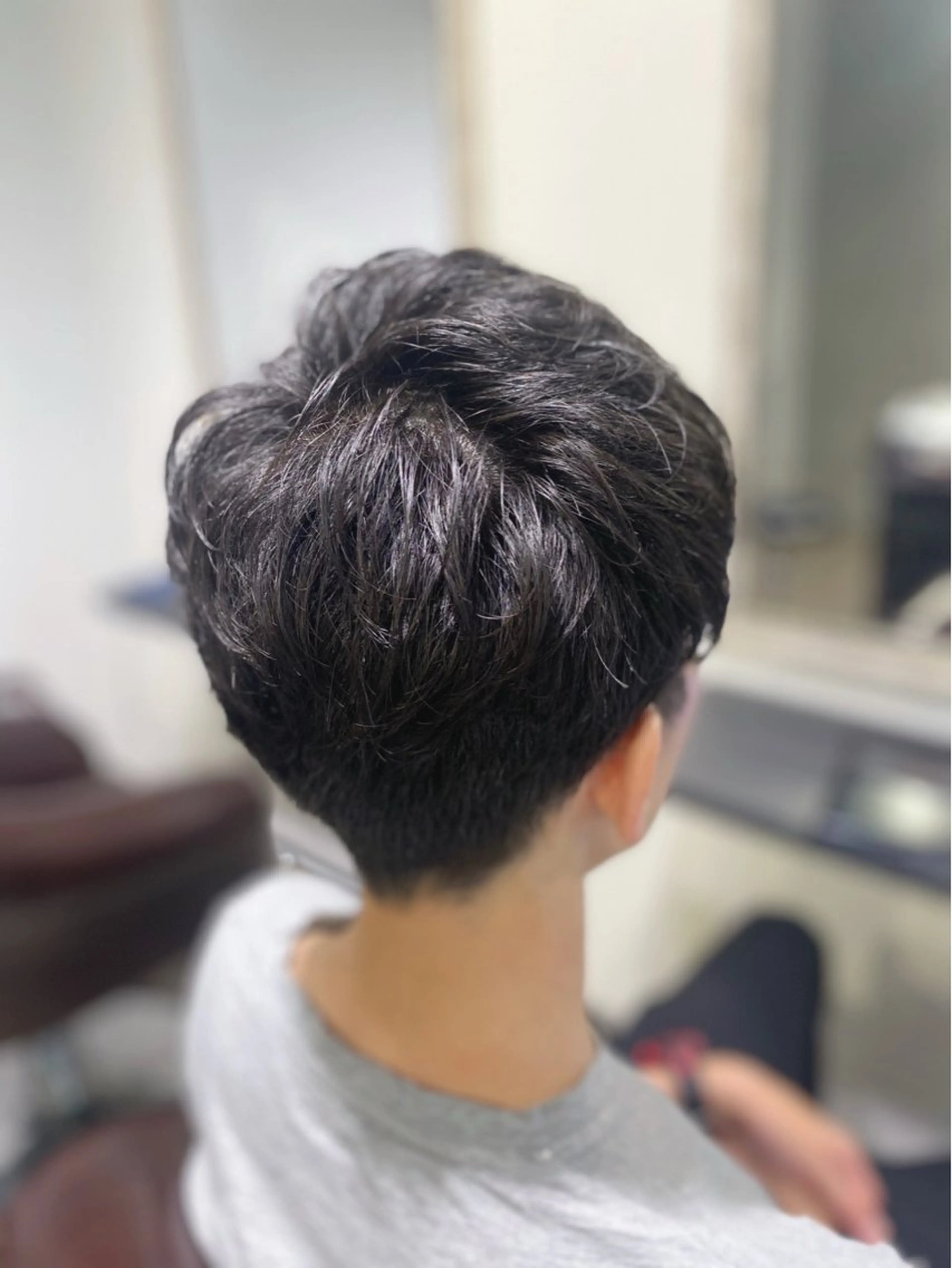パーマ メンズ カット パーマ 根本 真奈のヘアスタイル
