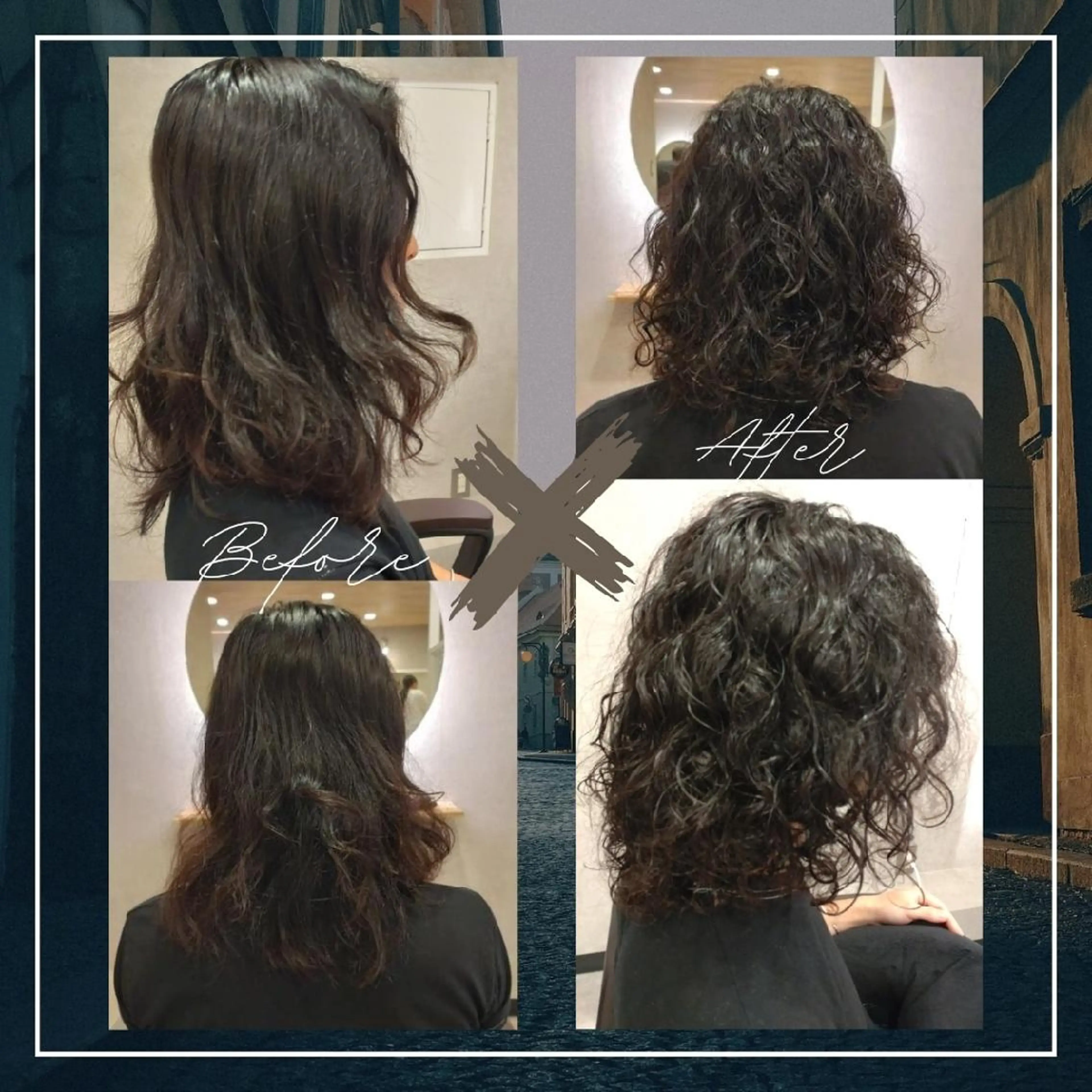 ミディアム メンズ パーマ パーマ GR 髪質改善トリートメント×ヘッドスパ【ジーアール】所属・🌺中村🌺毎日楽し くなる髪をご提案✨のヘアスタイル