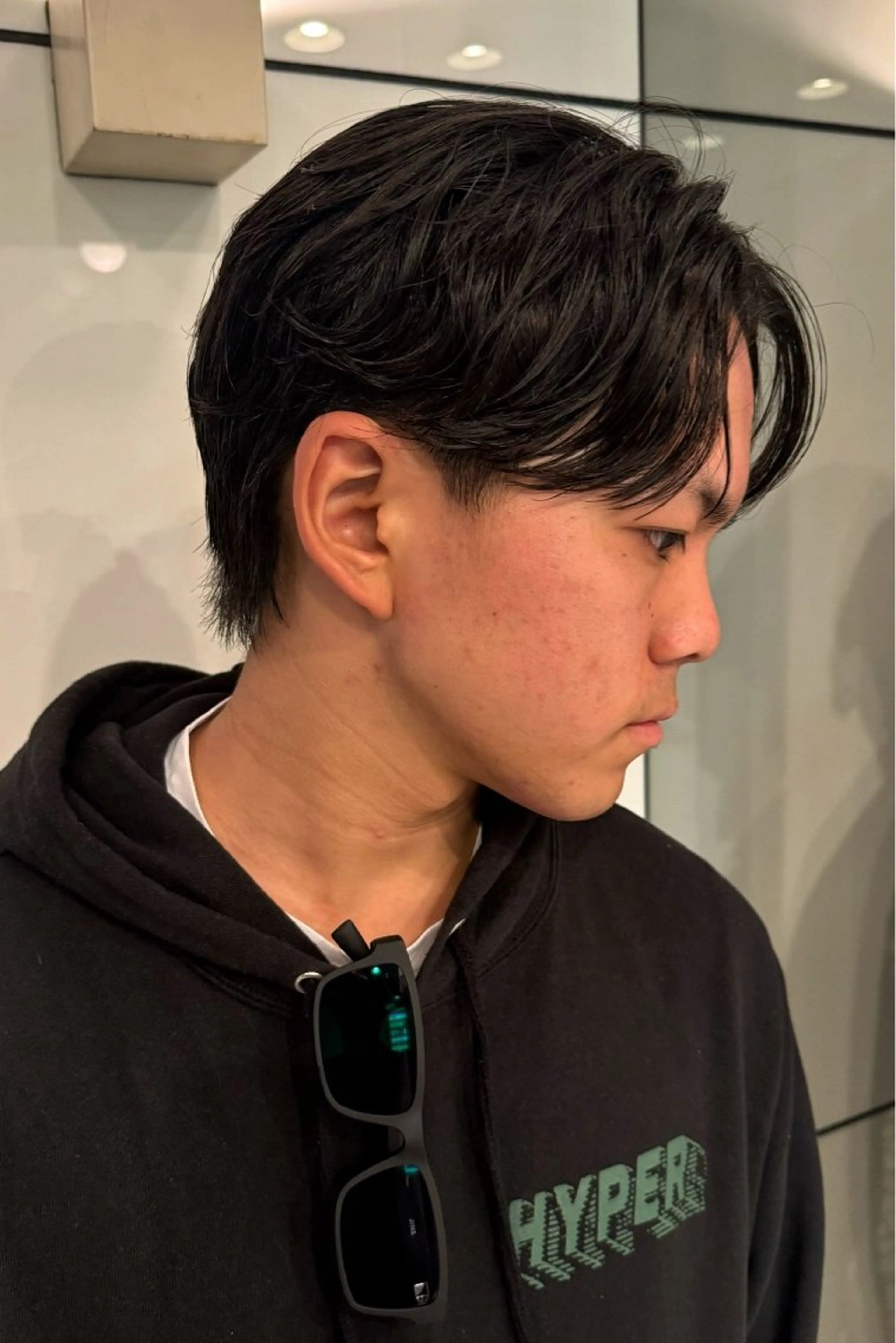 ショート パーマ メンズ カット ヘアカラー トリートメント レイヤーカット 艶髪/西尾 幸樹のヘアスタイル
