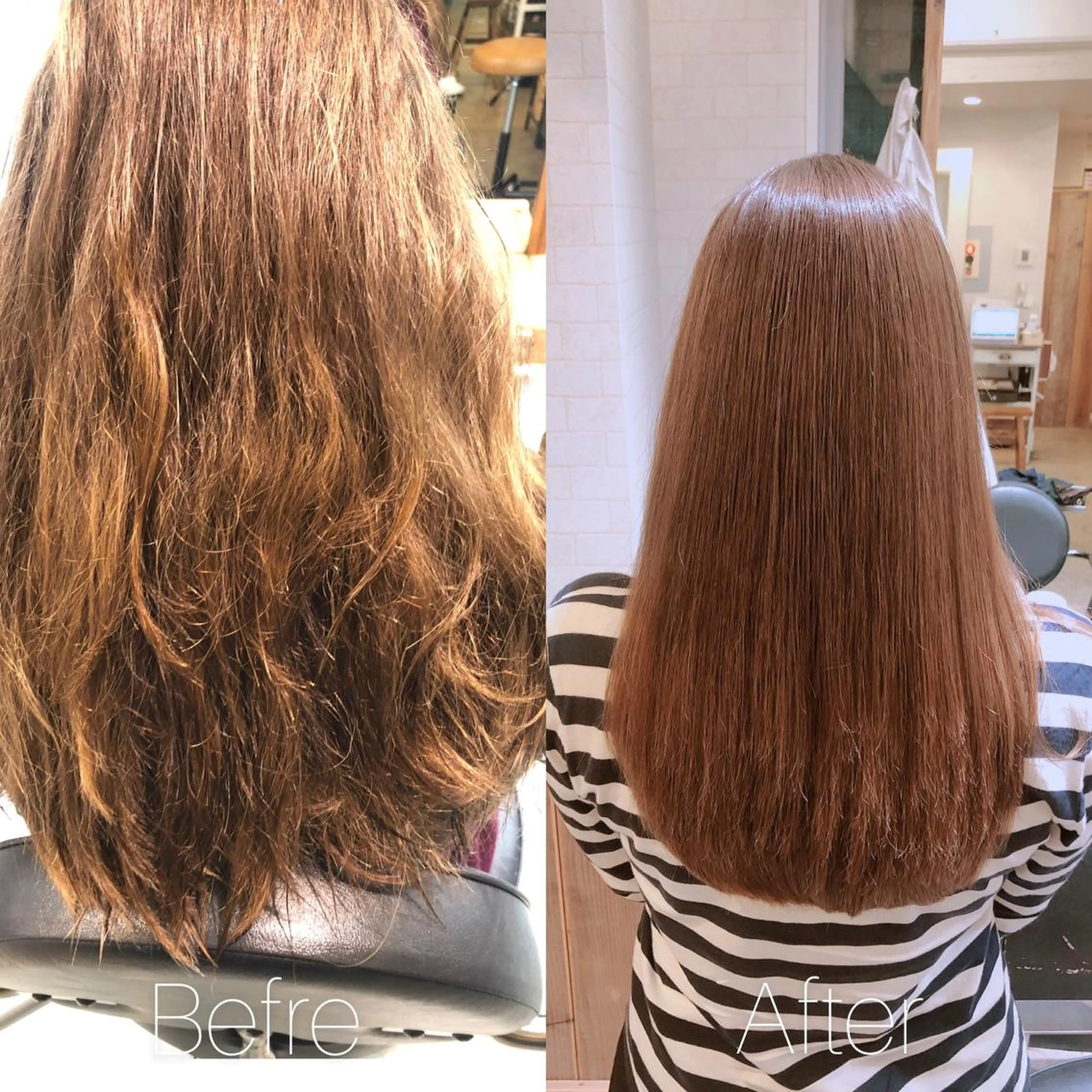 ロング パーマ 縮毛矯正 縮毛矯正 舘野 太嘉宏のヘアスタイル