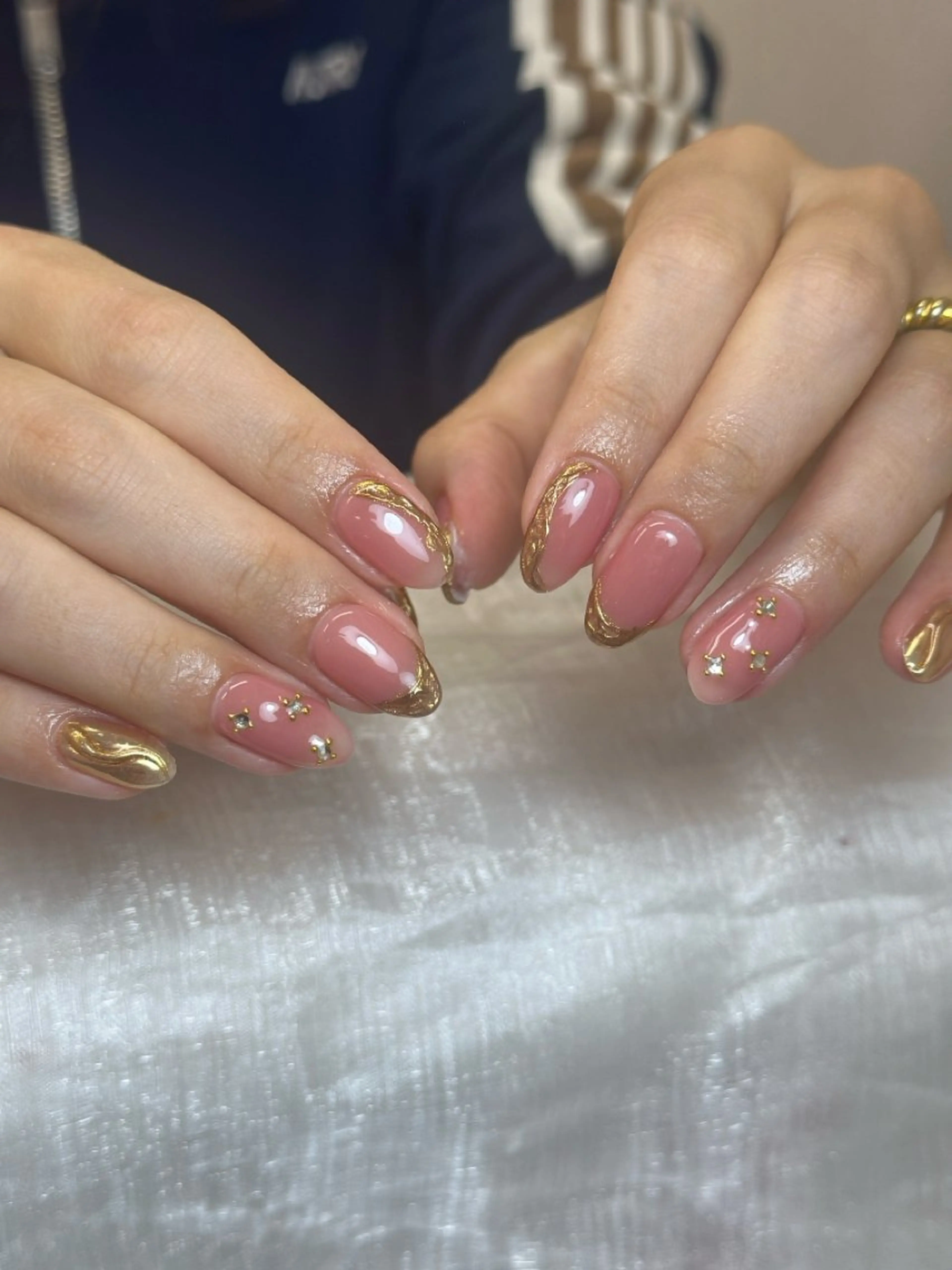 ネイル アートネイル ジェルネイル マグネットネイル ハンドネイル JennNail_ マオのネイルデザイン