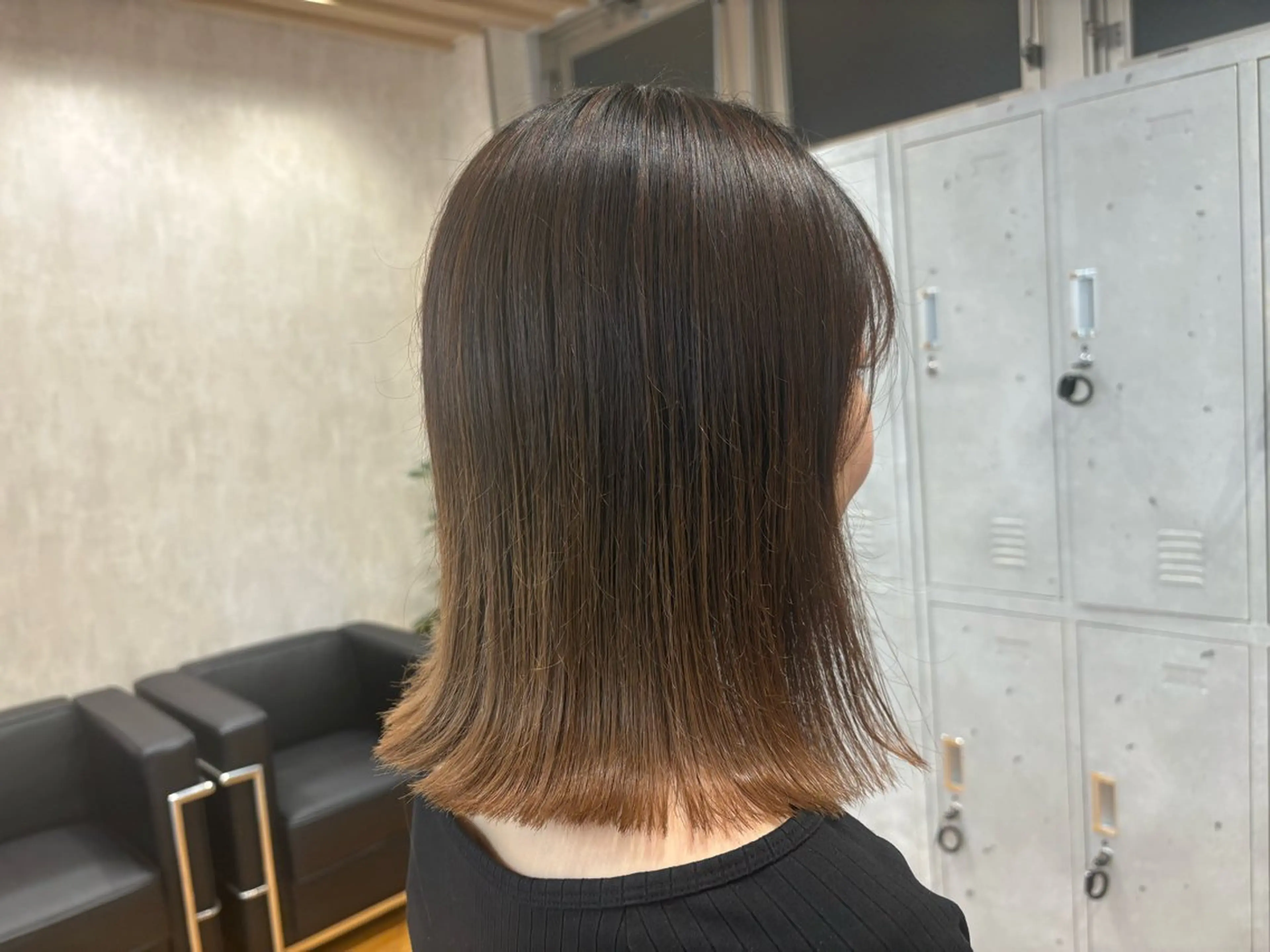ミディアム tokute 片岡心🐥のヘアスタイル