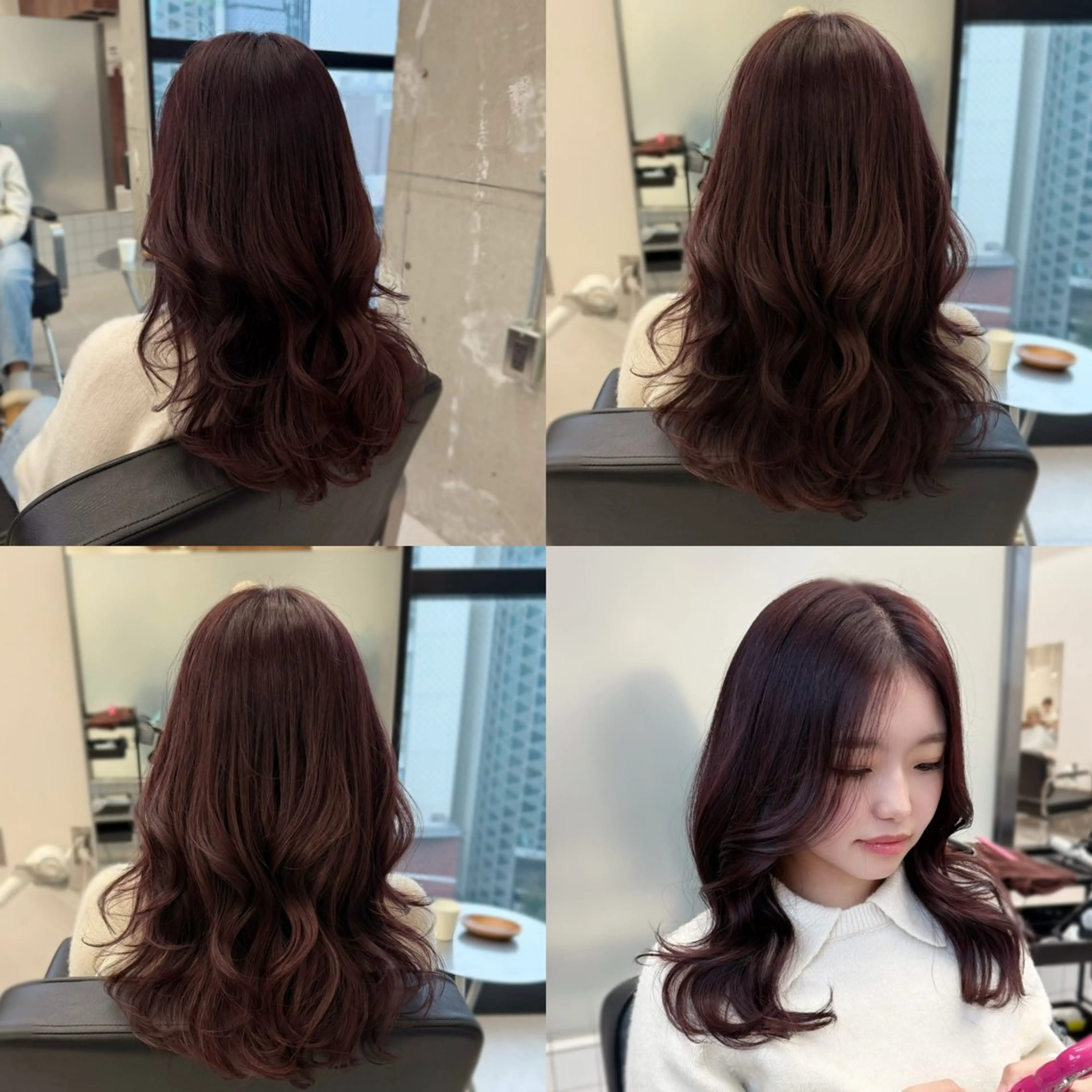 セミロング カラー カット ヘアカラー トリートメント 縮毛矯正+モテカラー 🎀✨MIHOのヘアスタイル