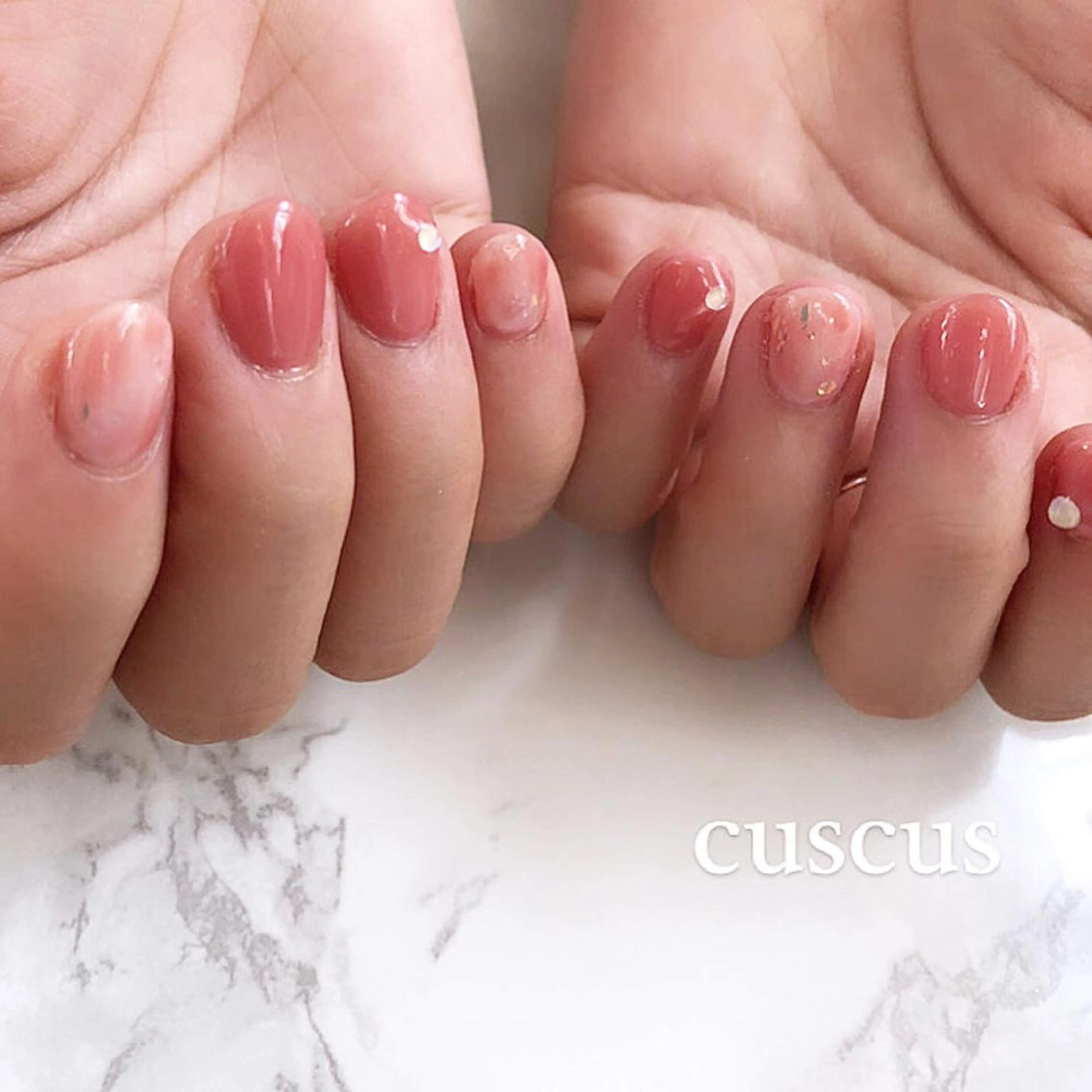 ネイル ハンドネイル ＣＵＳＣＵＳ …ｔ.akiのネイルデザイン