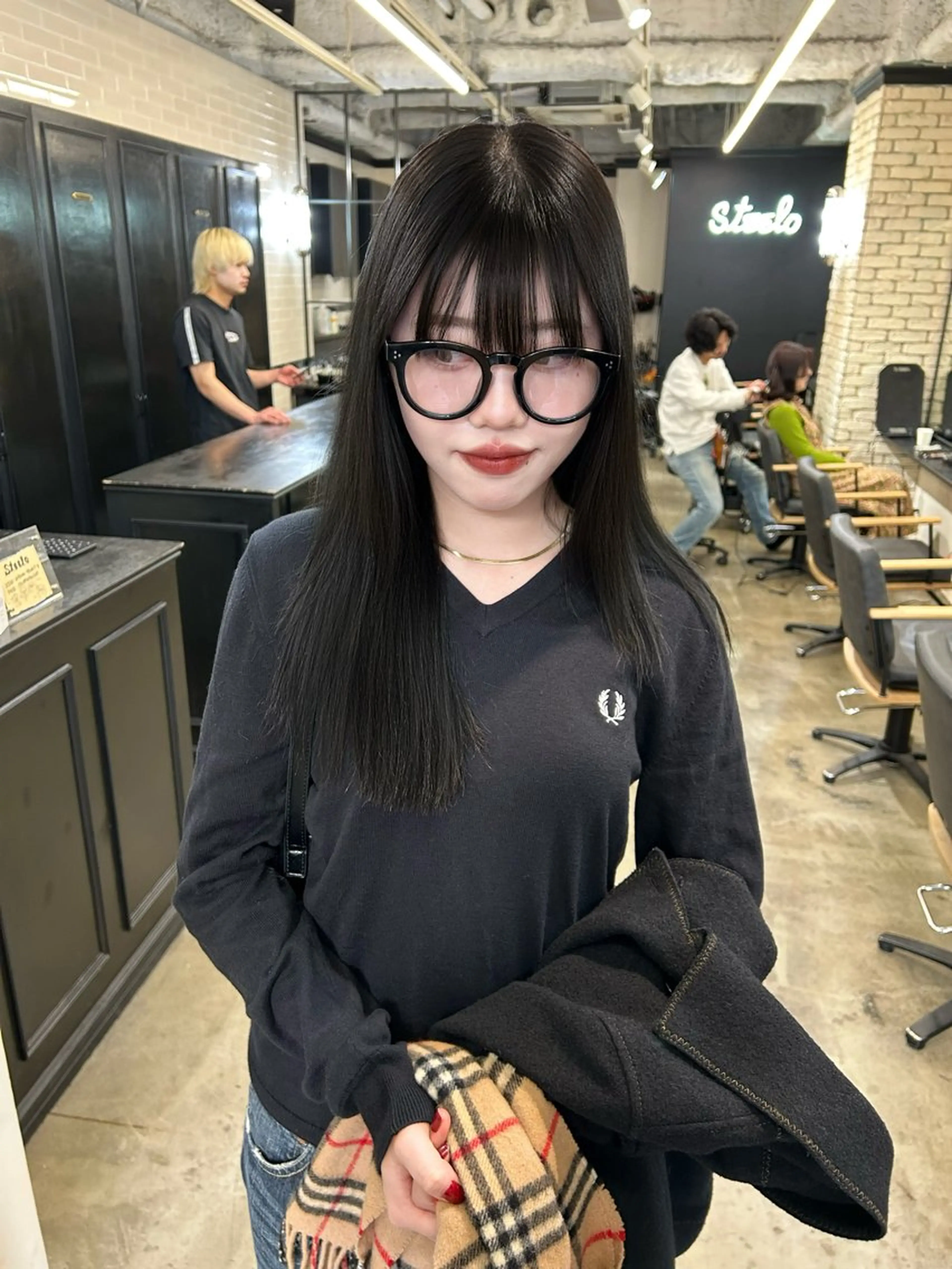 ロング カラー ヘアカラー トリートメント ヘッドスパ 地毛風艶カラー🌿 喜多夏海のヘアスタイル