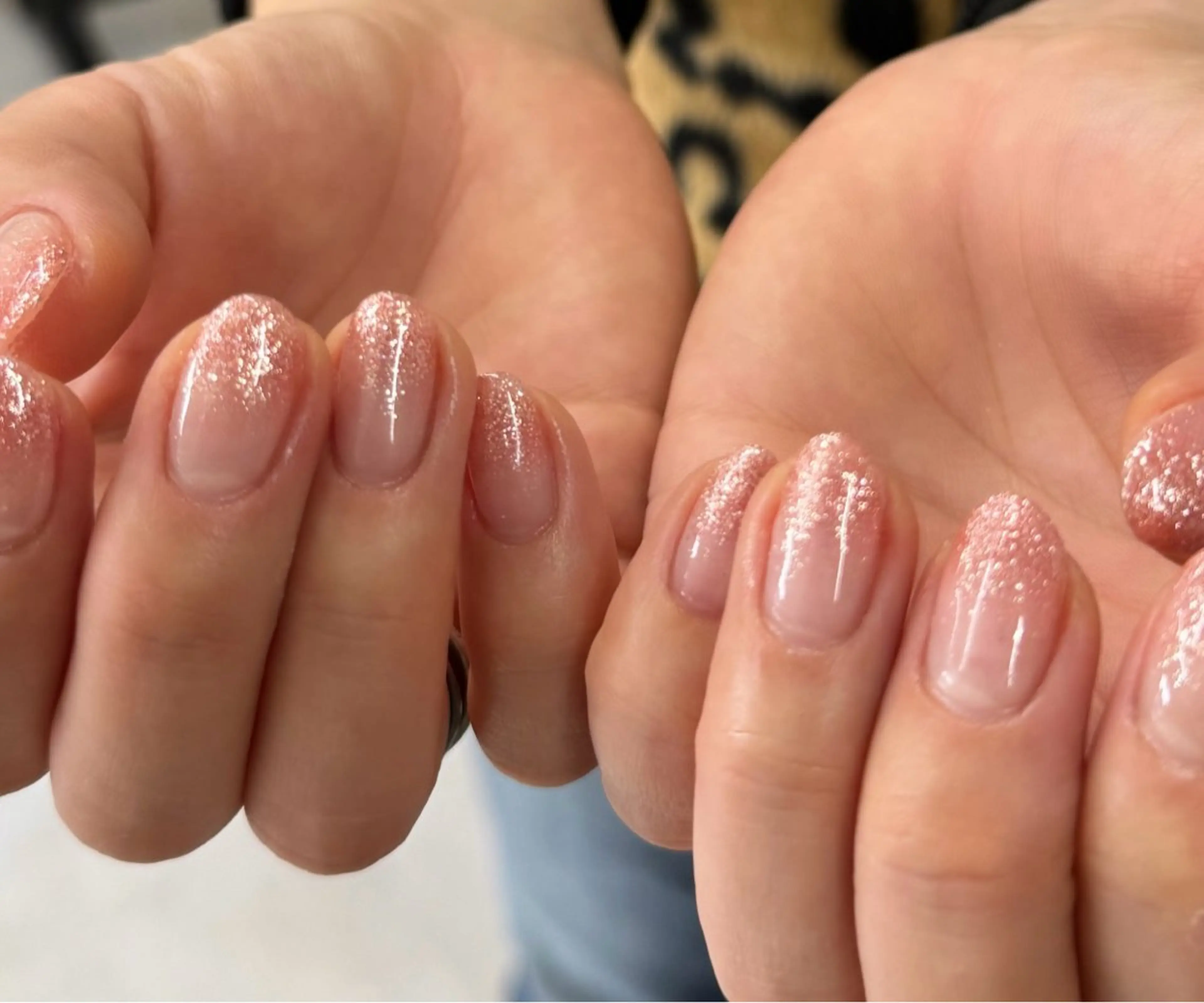 ネイル クリアネイル グラデーション ラメ(グリッター) ラメグラデーション Ihoji Hotaruのネイルデザイン