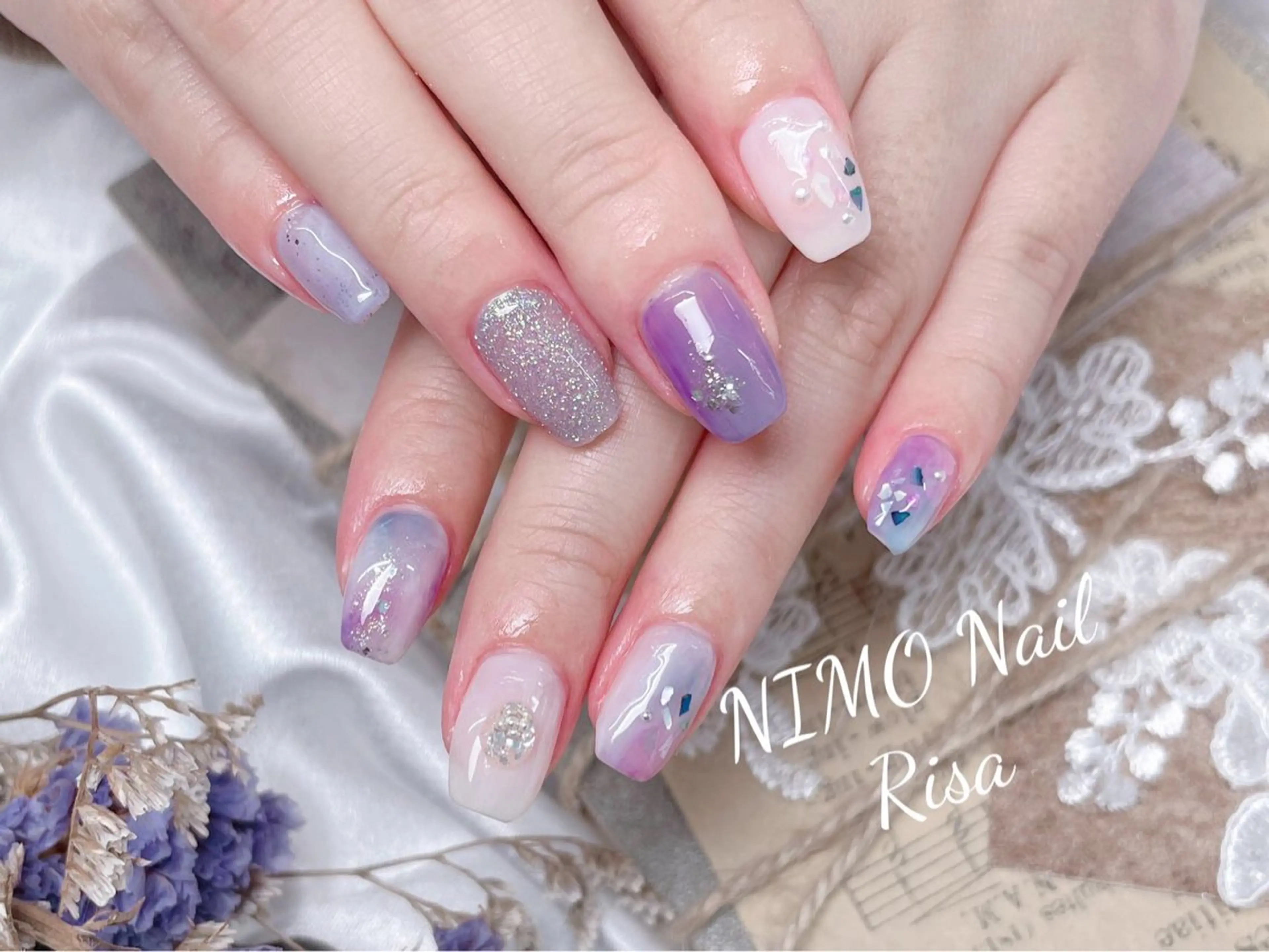 ネイル ハンドネイル RI SA☀️ リサのネイルデザイン