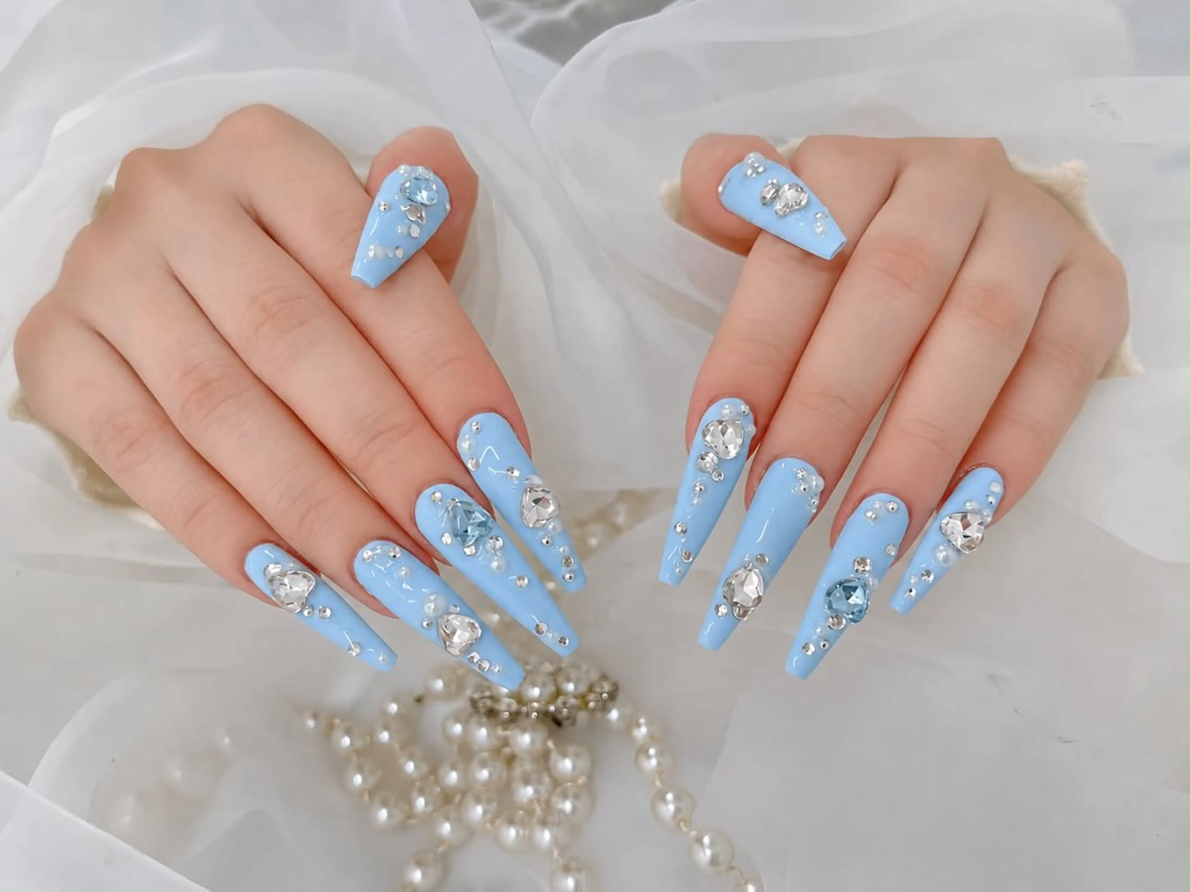 人気No.1💅10本チップ長さだし＋持ち込みやり放題の写真