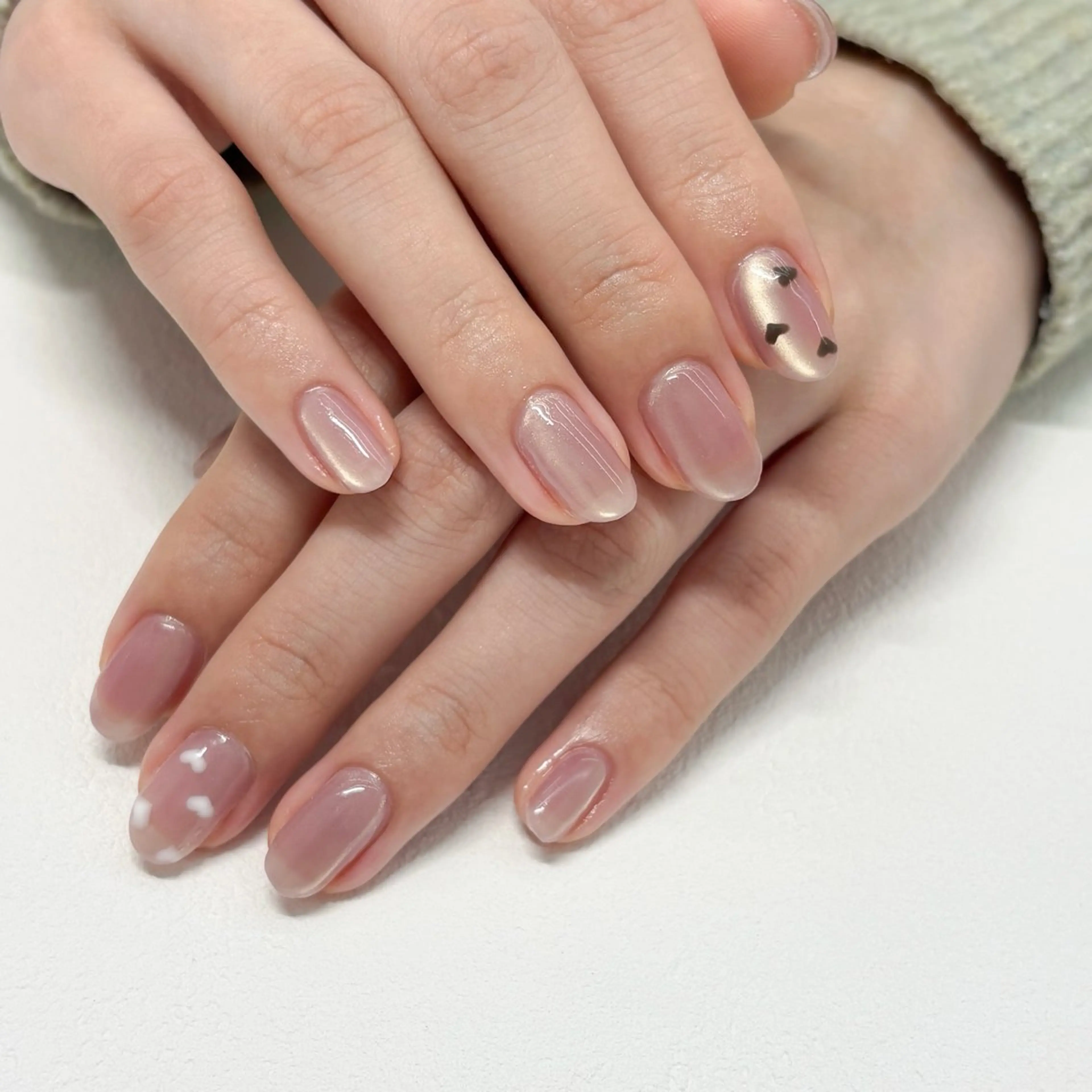 ネイル バレンタイン moeko nailのネイルデザイン