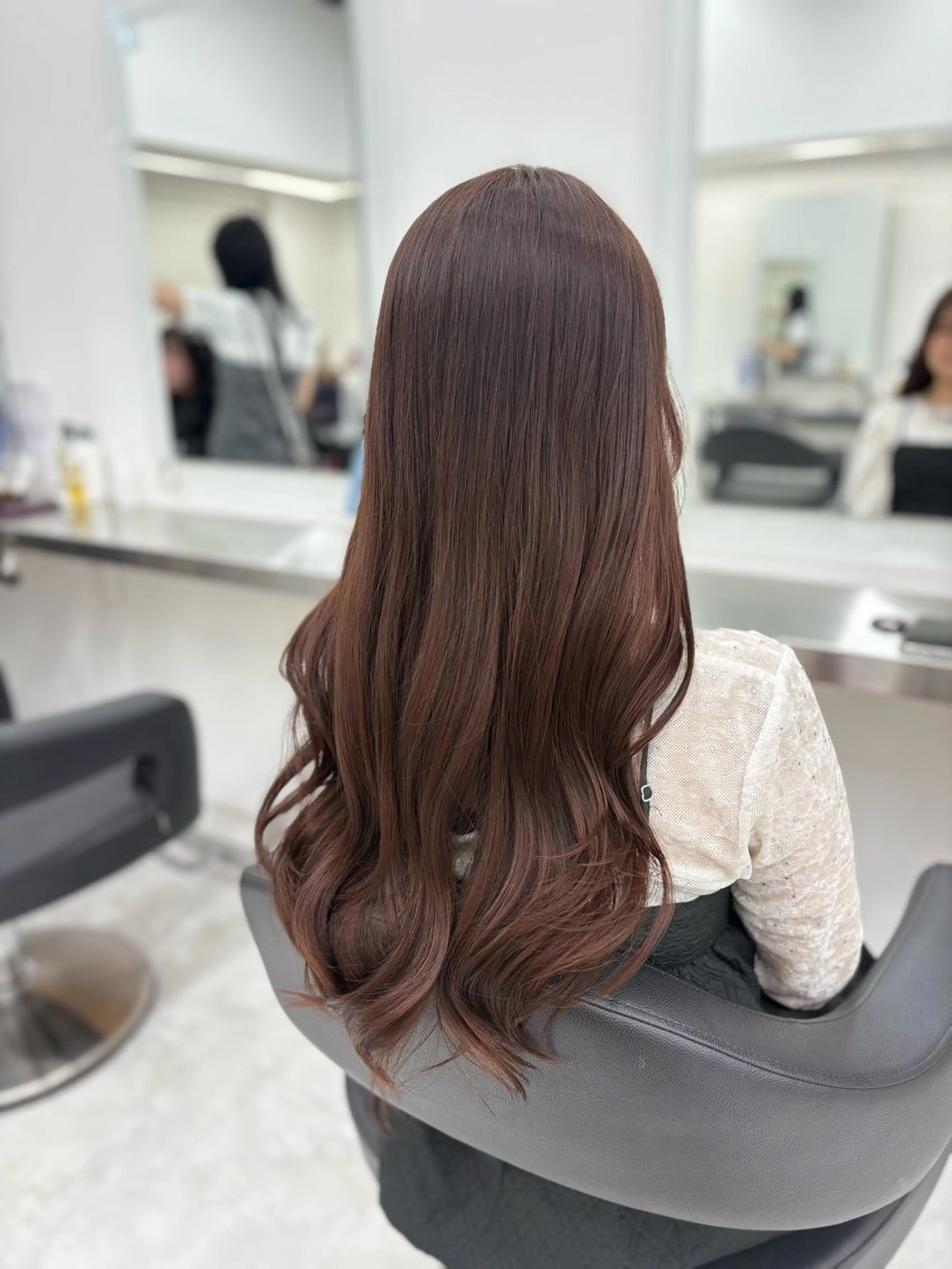 ロング カラー ヘアアレンジ ヘアカラー ヘッドスパ ヘアセット 🫧🎀うる艶暖色 🏹Nanako🎀のヘアスタイル