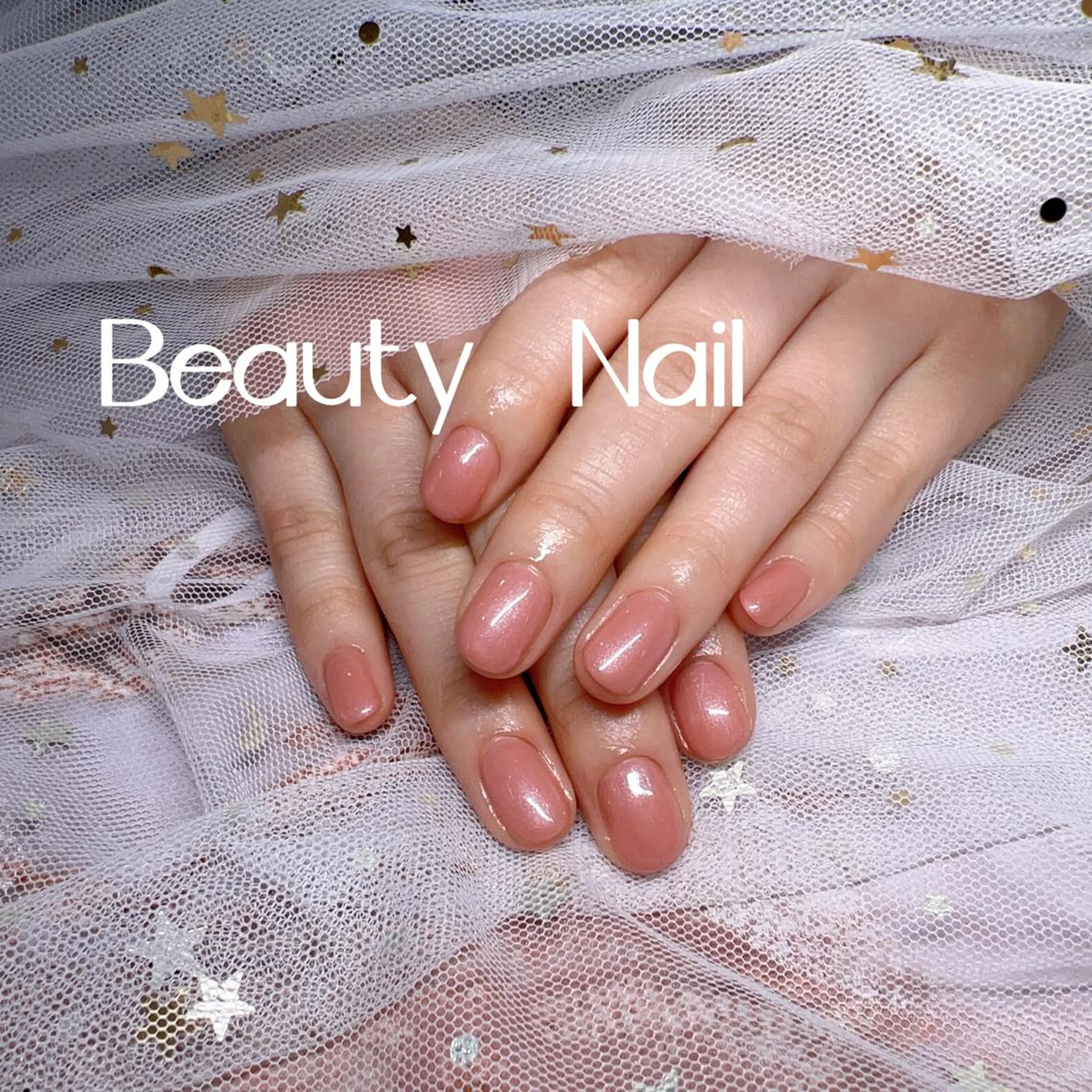 ネイル 長さ出し ジェルネイル Moonstone Salonのネイルデザイン