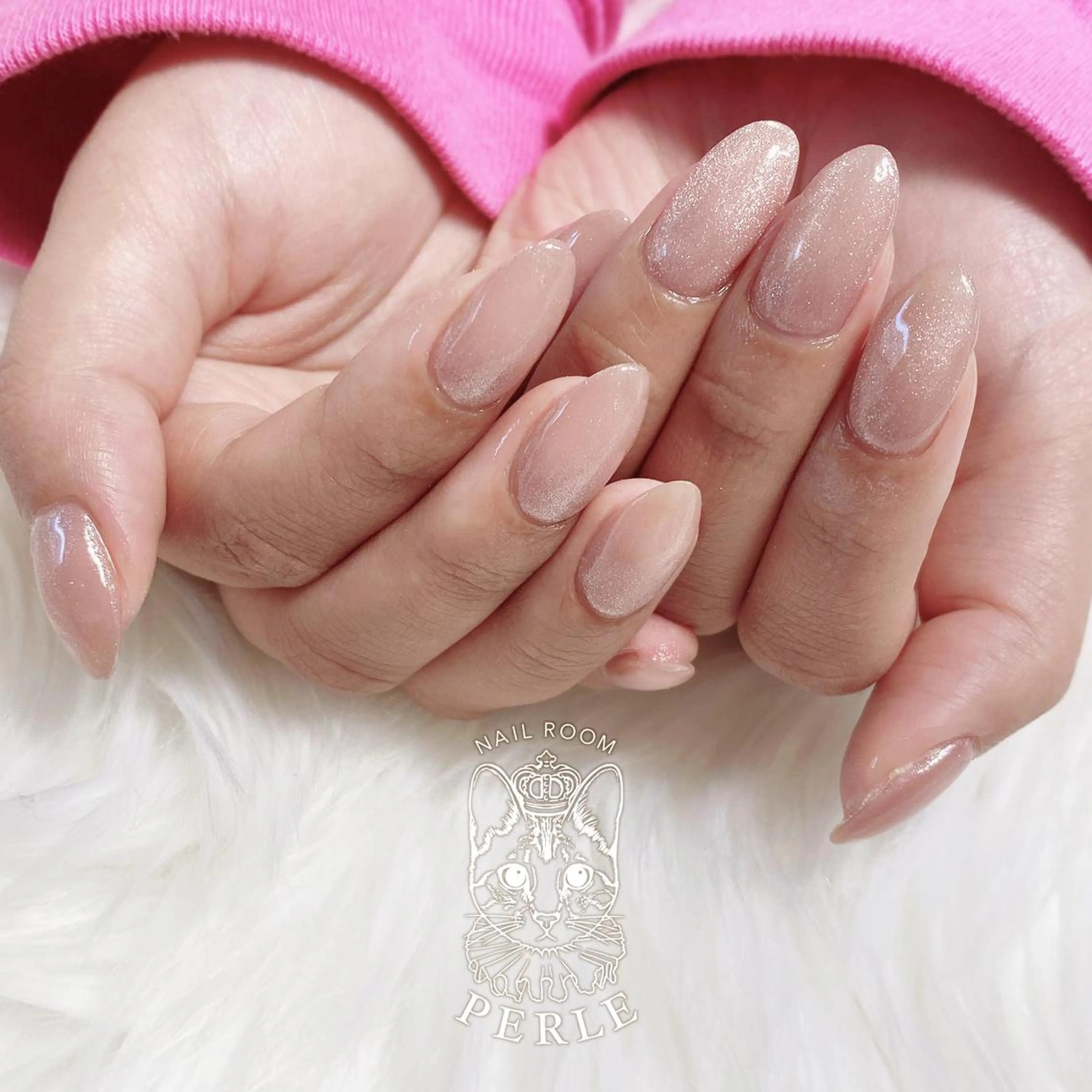 ネイル マグネットネイル ハンドネイル nail room Perleのネイルデザイン