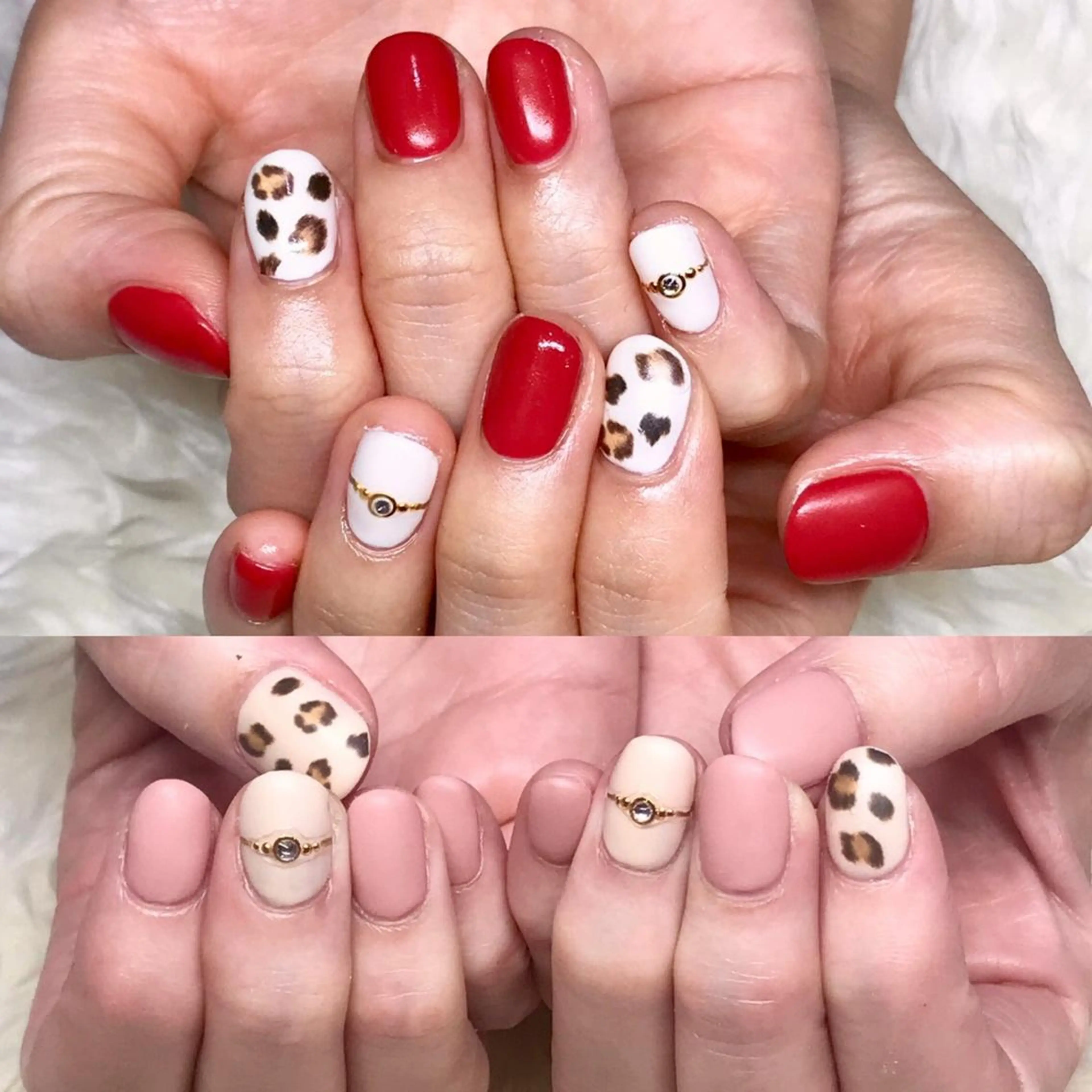 ネイル アニマル柄 ハンドネイル Nail&eye Belire 新宿のネイルデザイン