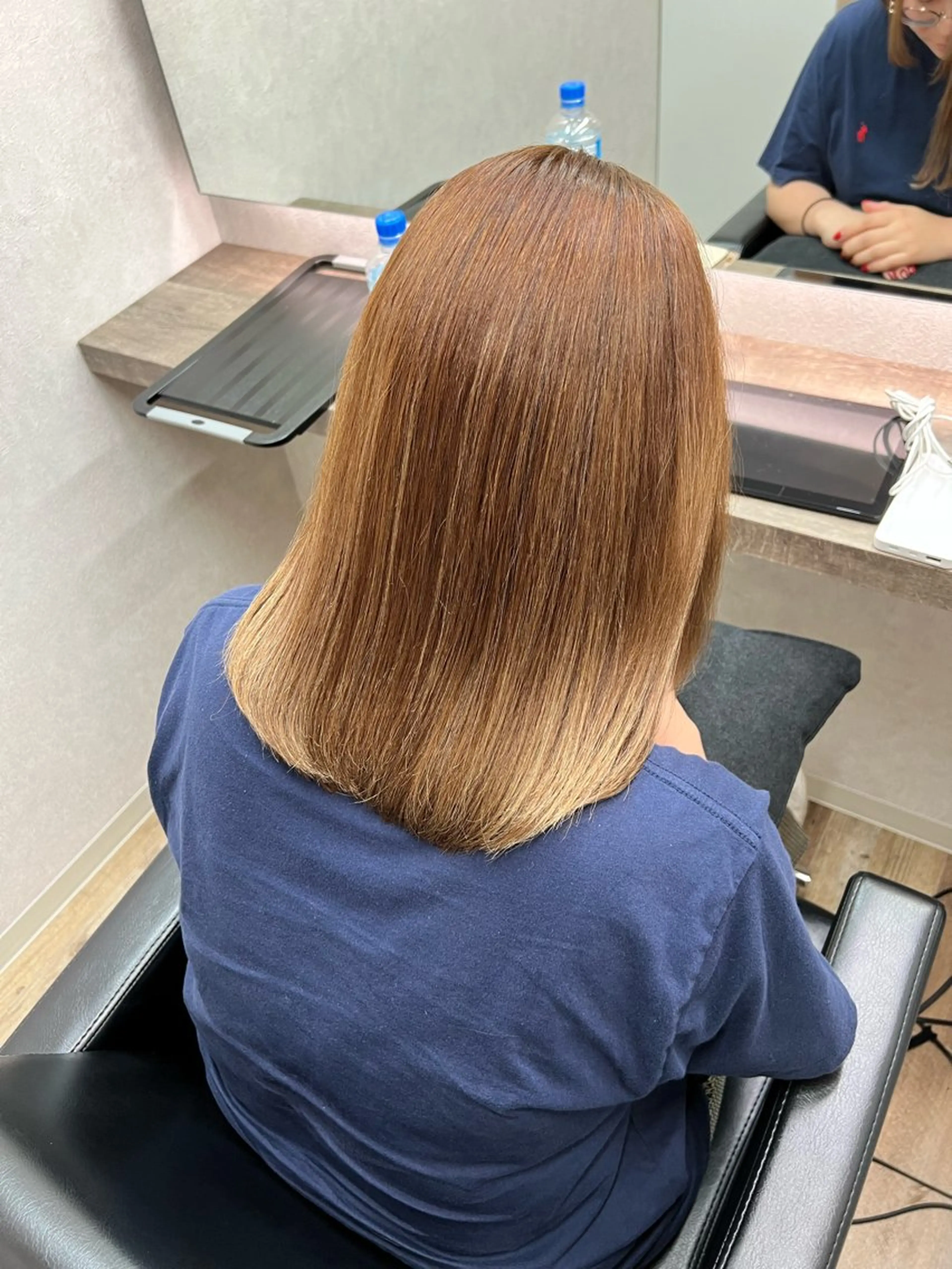 ミディアム 縮毛矯正 カット 縮毛矯正 トリートメント ECLART 町田　井口聖也のヘアスタイル