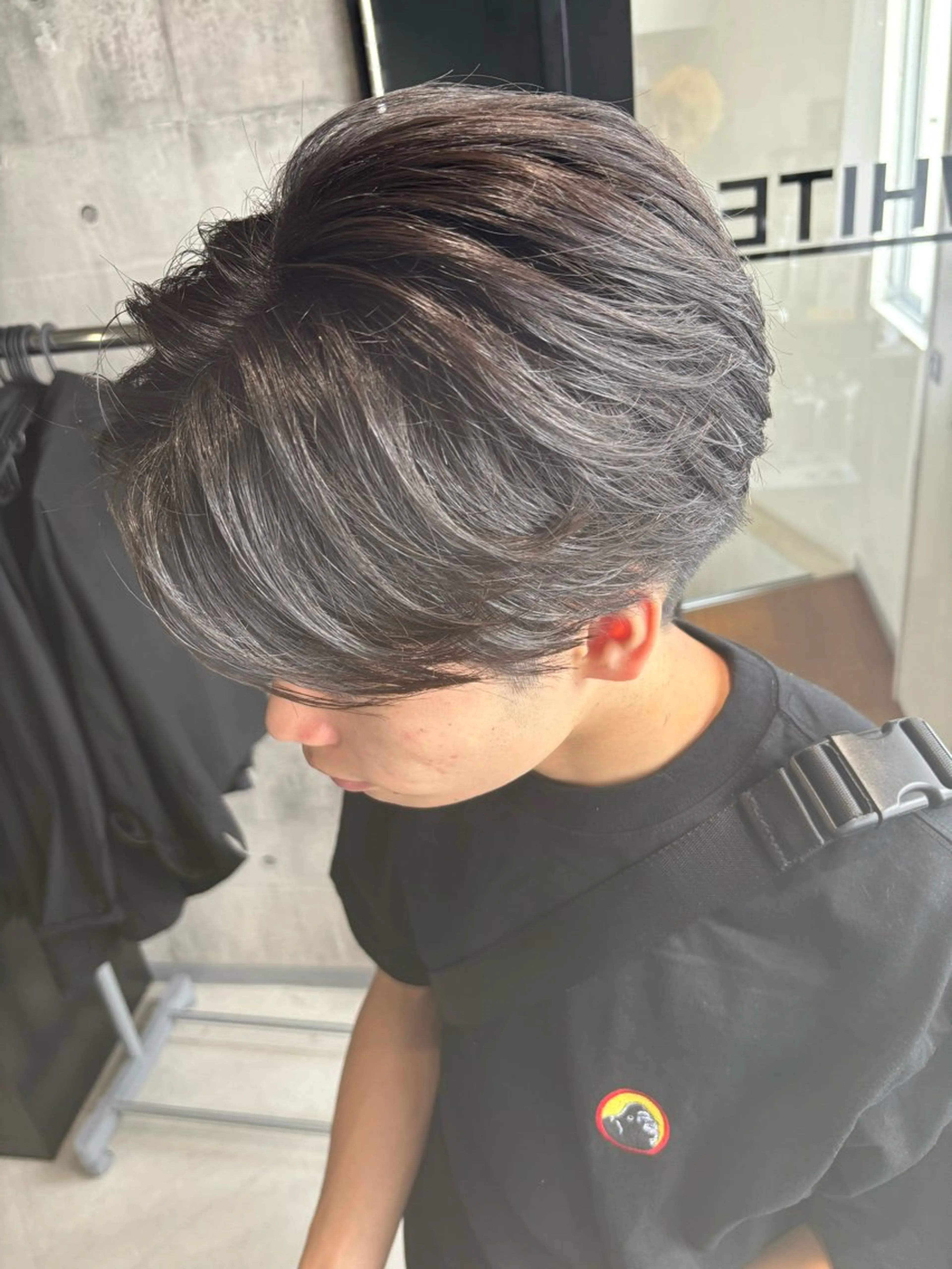 パーマ メンズ メンズパーマ ニュアンスパーマ _WHITE / KENTOのヘアスタイル