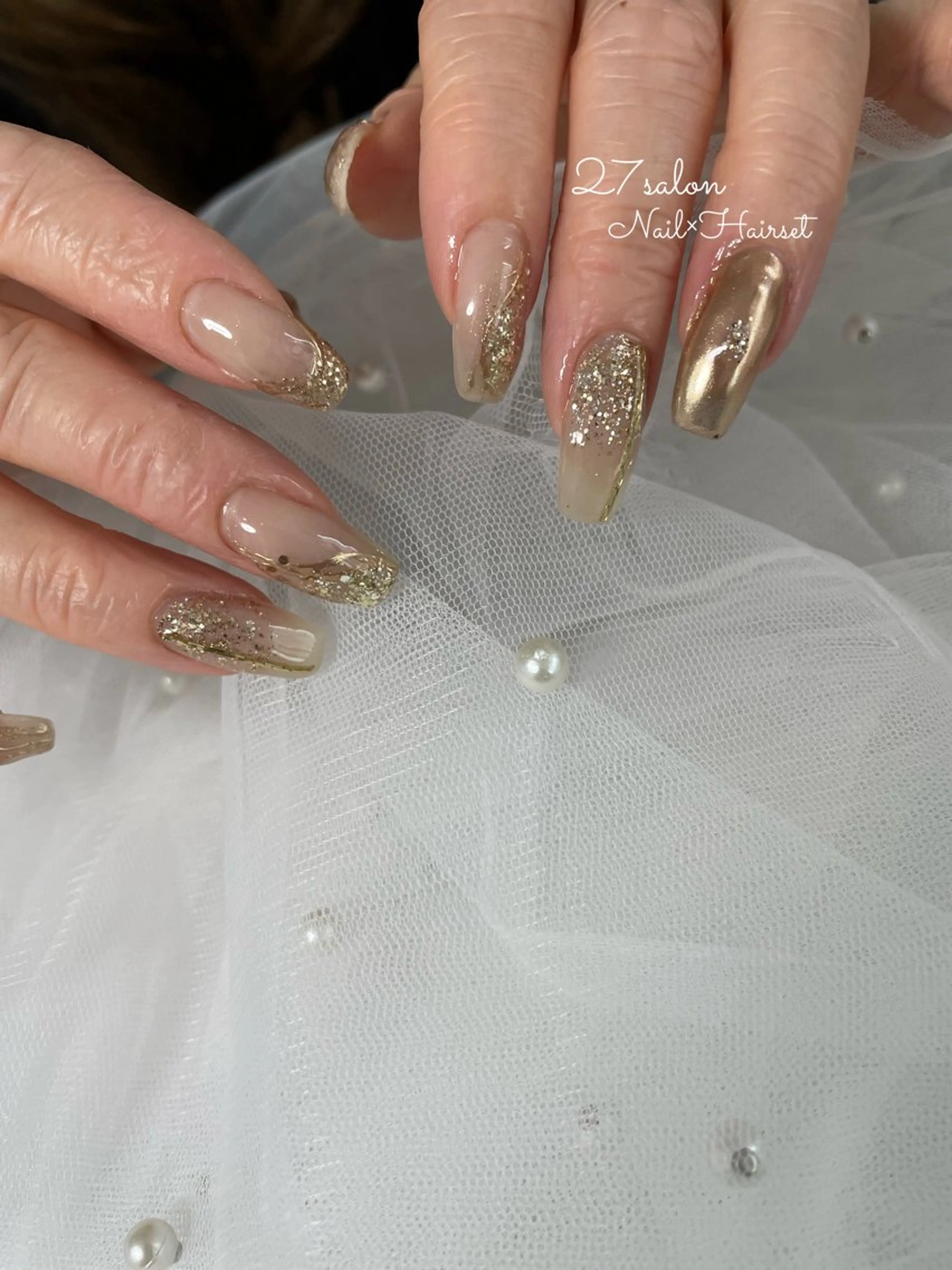 ネイル ニュアンスネイル 27salon yuinaのネイルデザイン