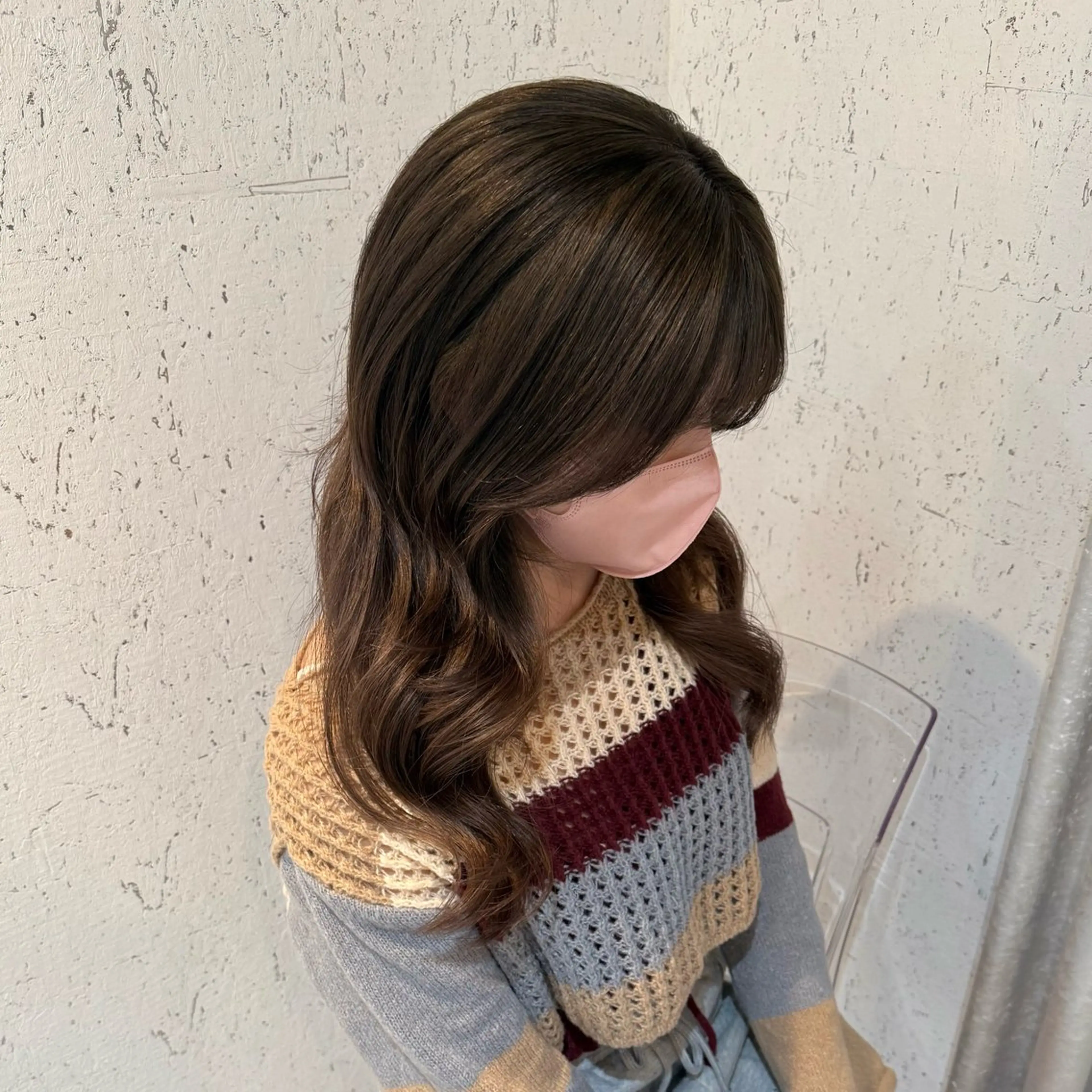 セミロング カラー カット ヘアカラー トリートメント mai / linoah˚✧のヘアスタイル