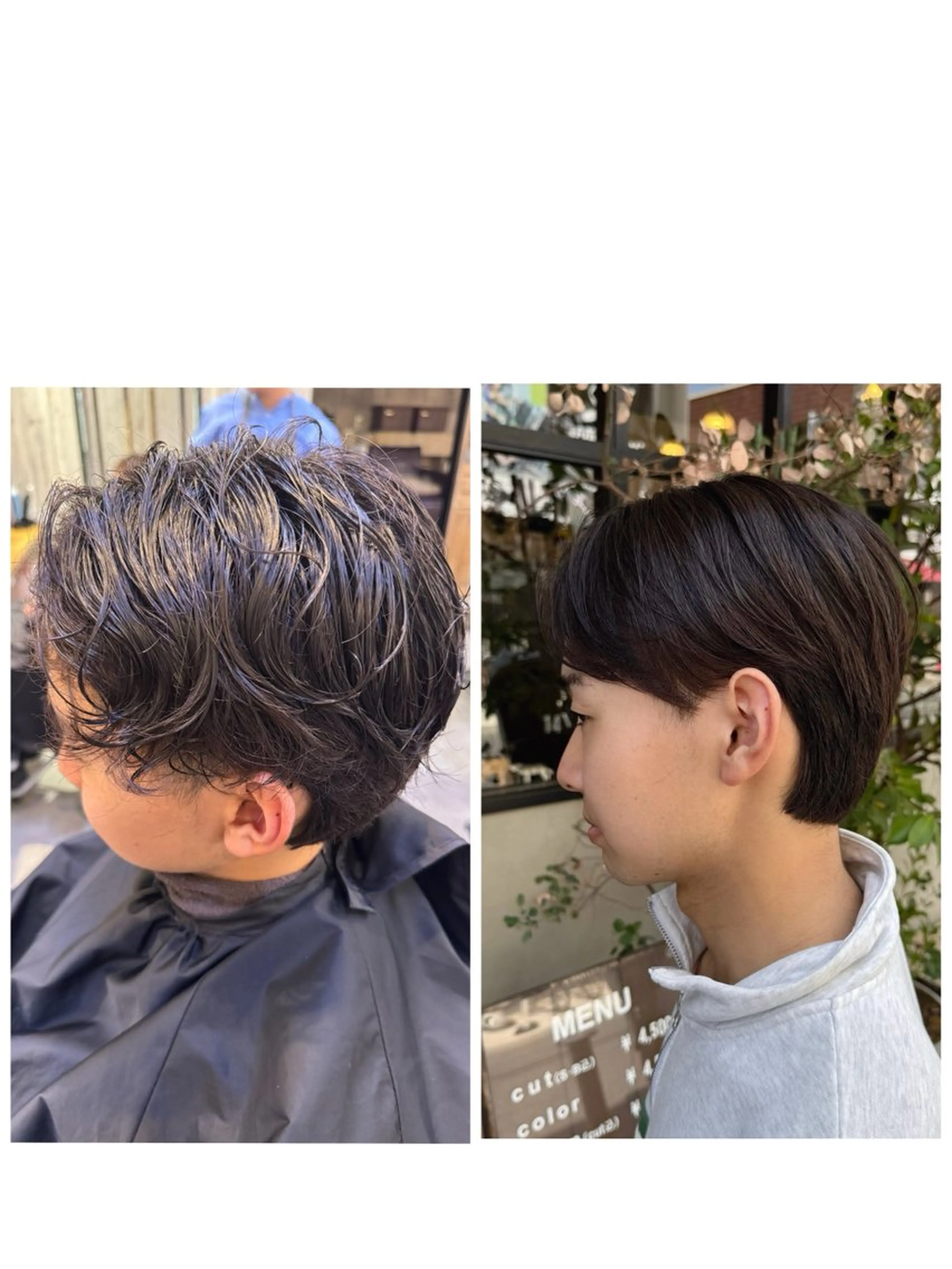 【メンズ限定】Cut＋縮毛矯正＋トリートメントの写真