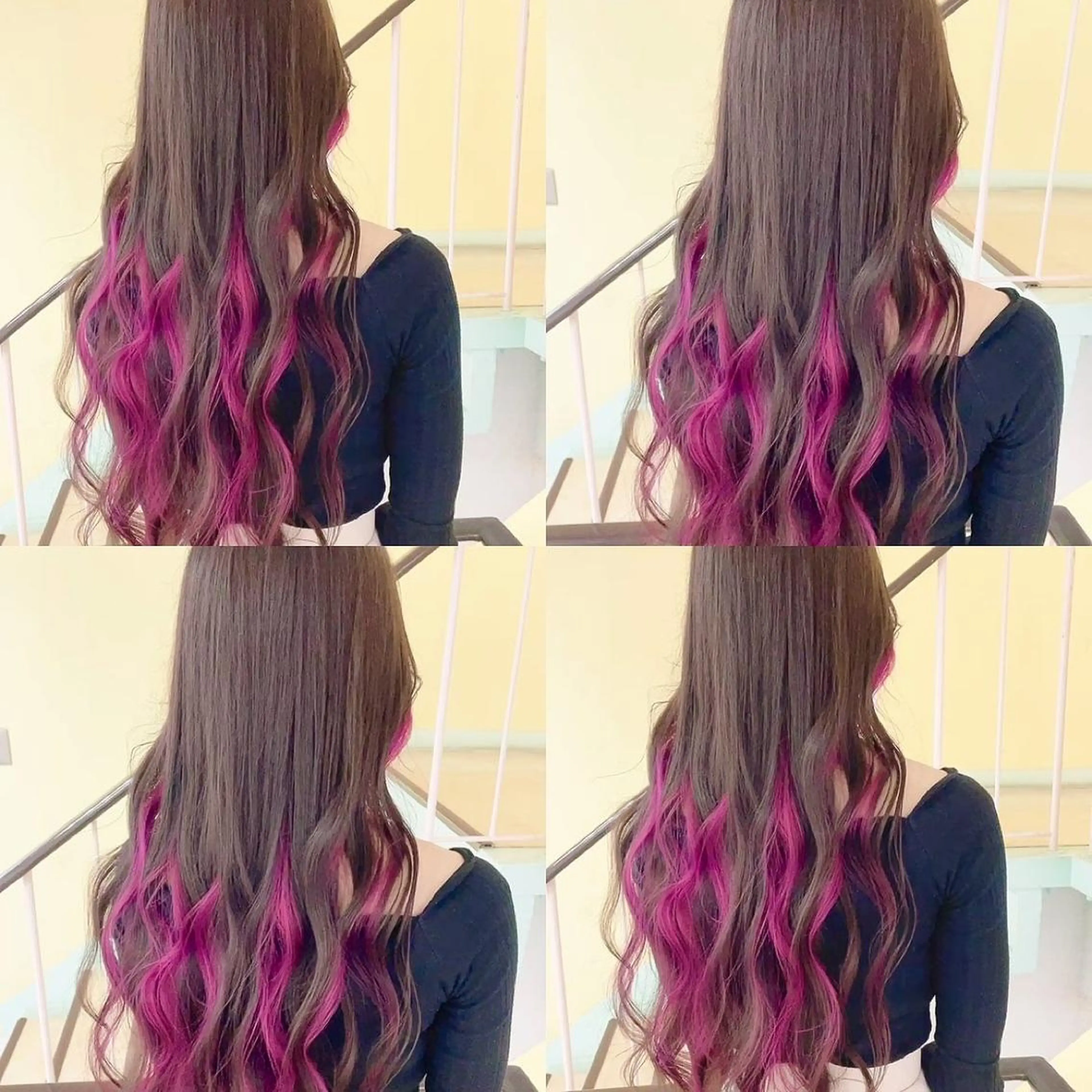 カラー ヘアカラー トリートメント 渋谷:インナーカラー ／🍒エリカ🍒のヘアスタイル