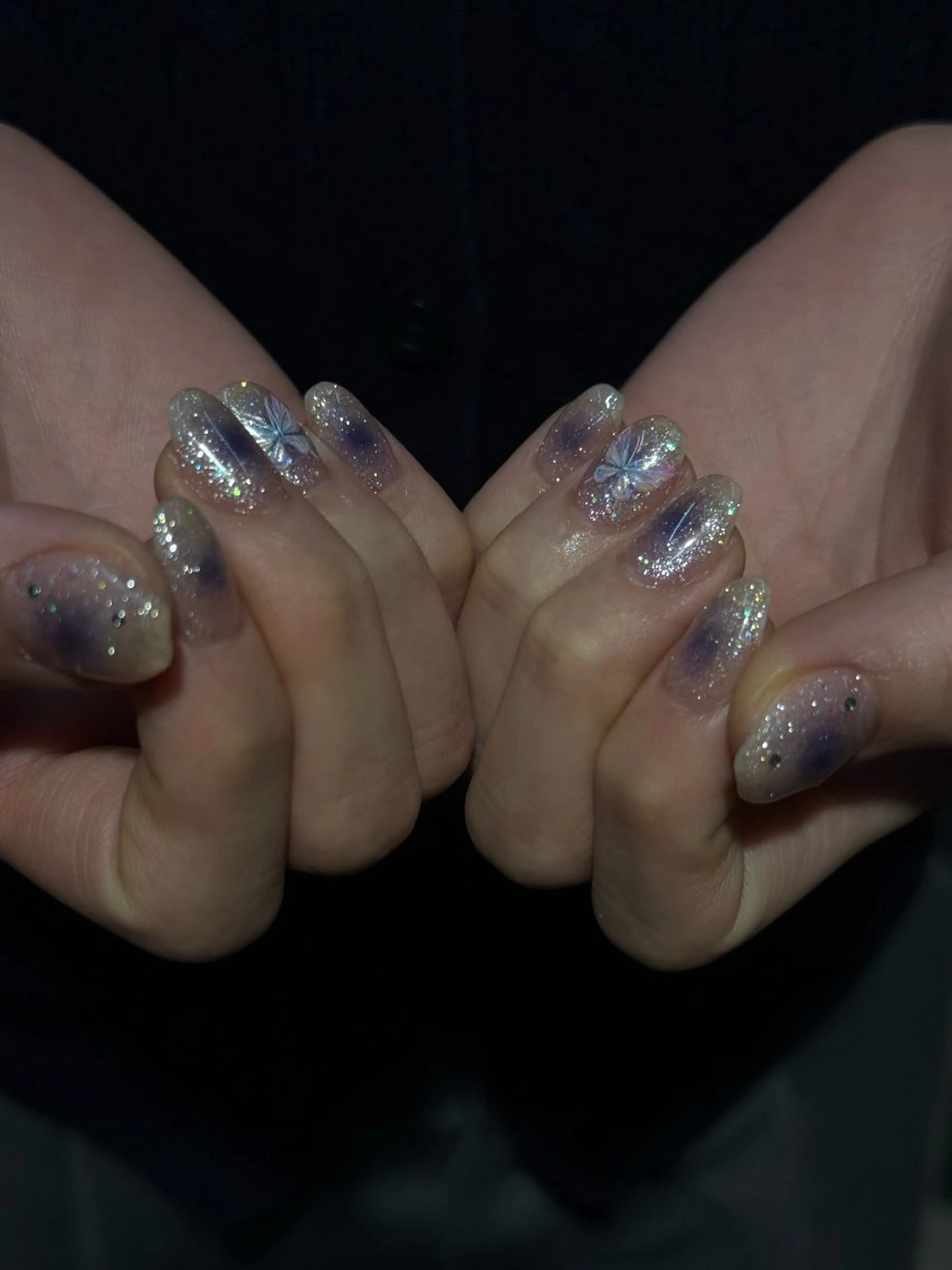 ネイル ハンドネイル Agate miku🎀‧₊のネイルデザイン